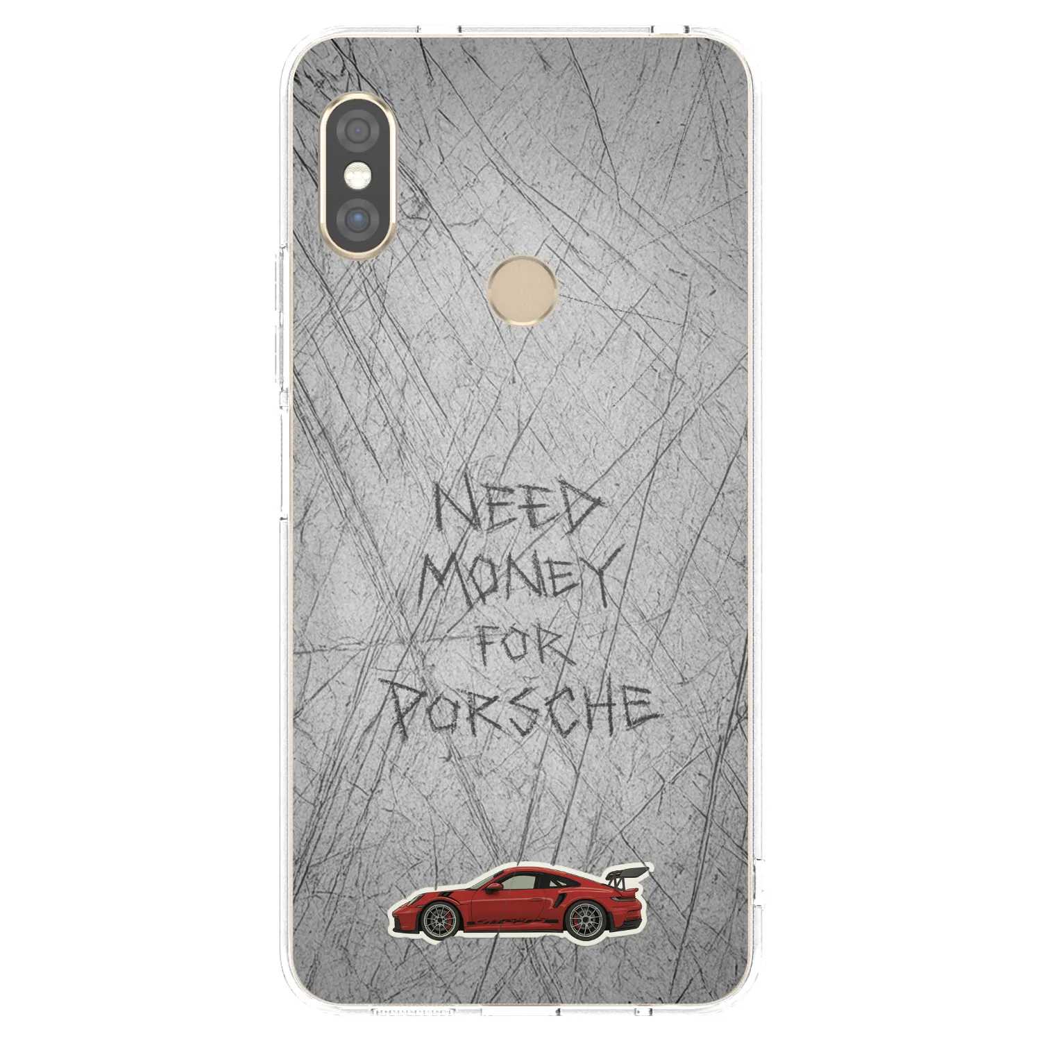 Picasee silikonska prozirna maskica za Xiaomi Redmi Note 5 Global - Garage Scratch