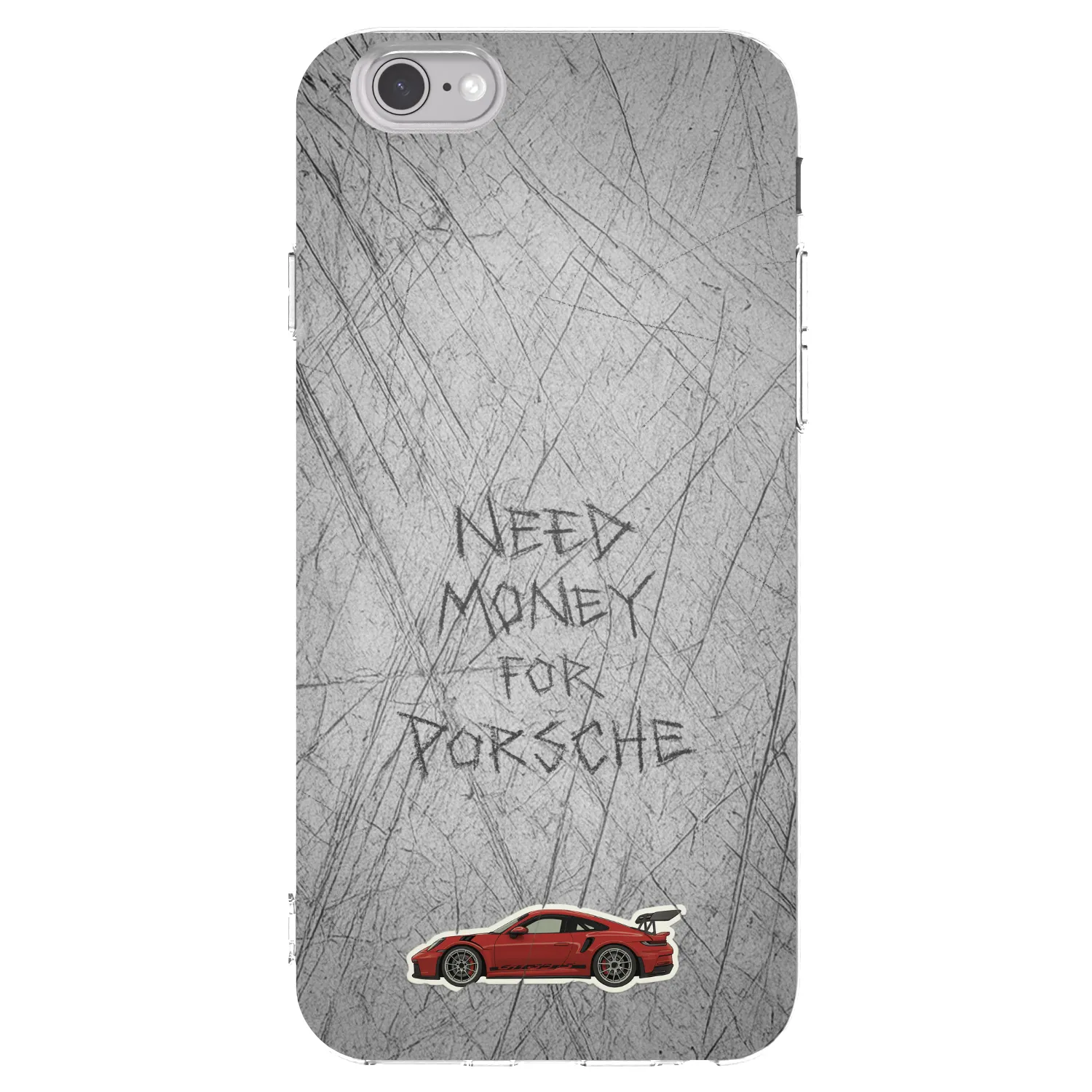 Picasee silikonska prozirna maskica za Apple iPhone 6/6S - Garage Scratch