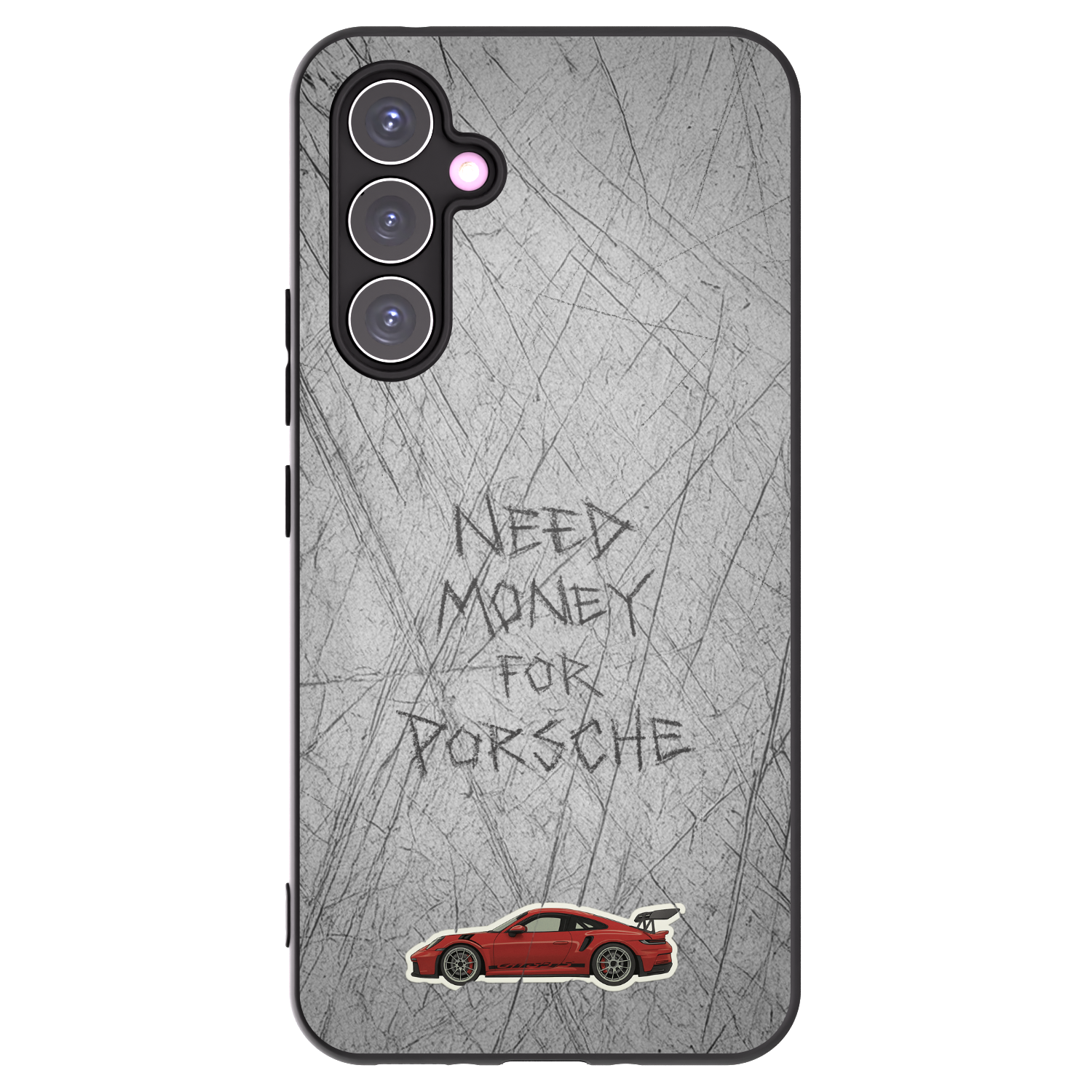 Picasee crna silikonska maskica za Samsung Galaxy A54 5G A546B - Garage Scratch