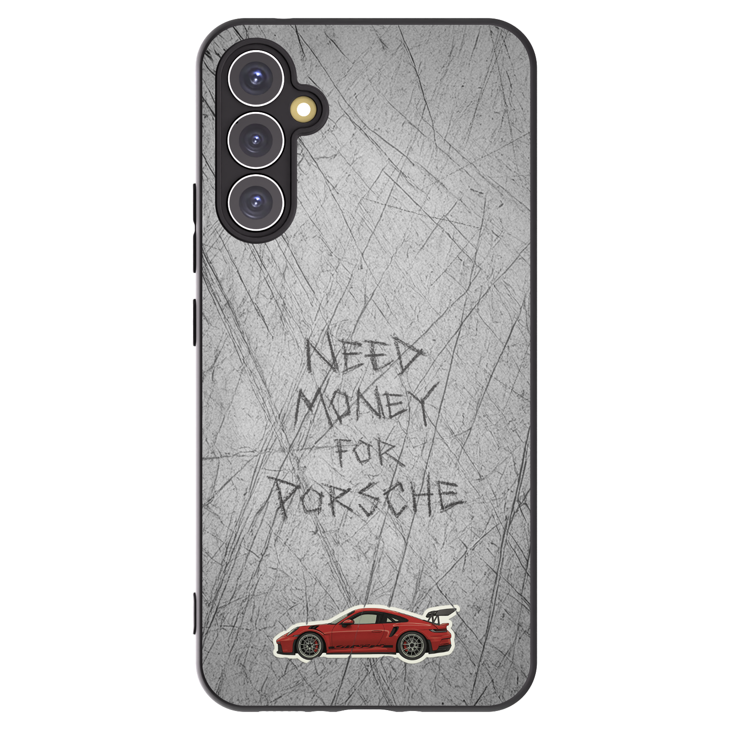 Picasee crna silikonska maskica za Samsung Galaxy A34 5G A346B - Garage Scratch