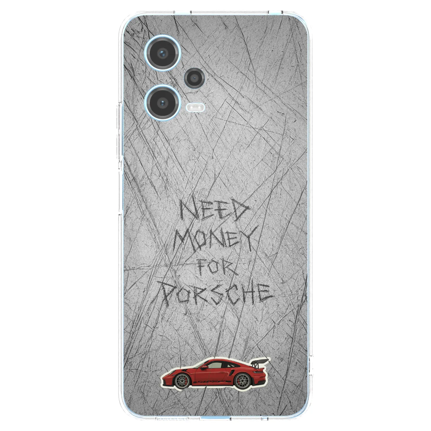 Picasee silikonska prozirna maskica za Xiaomi Redmi Note 12 5G - Garage Scratch