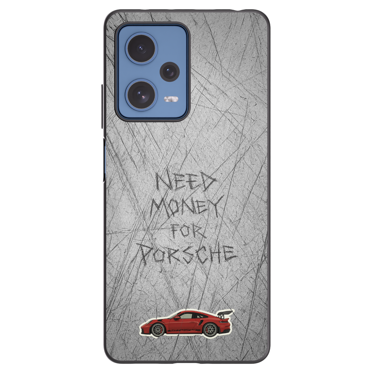 Picasee crna silikonska maskica za Xiaomi Redmi Note 12 Pro 5G - Garage Scratch