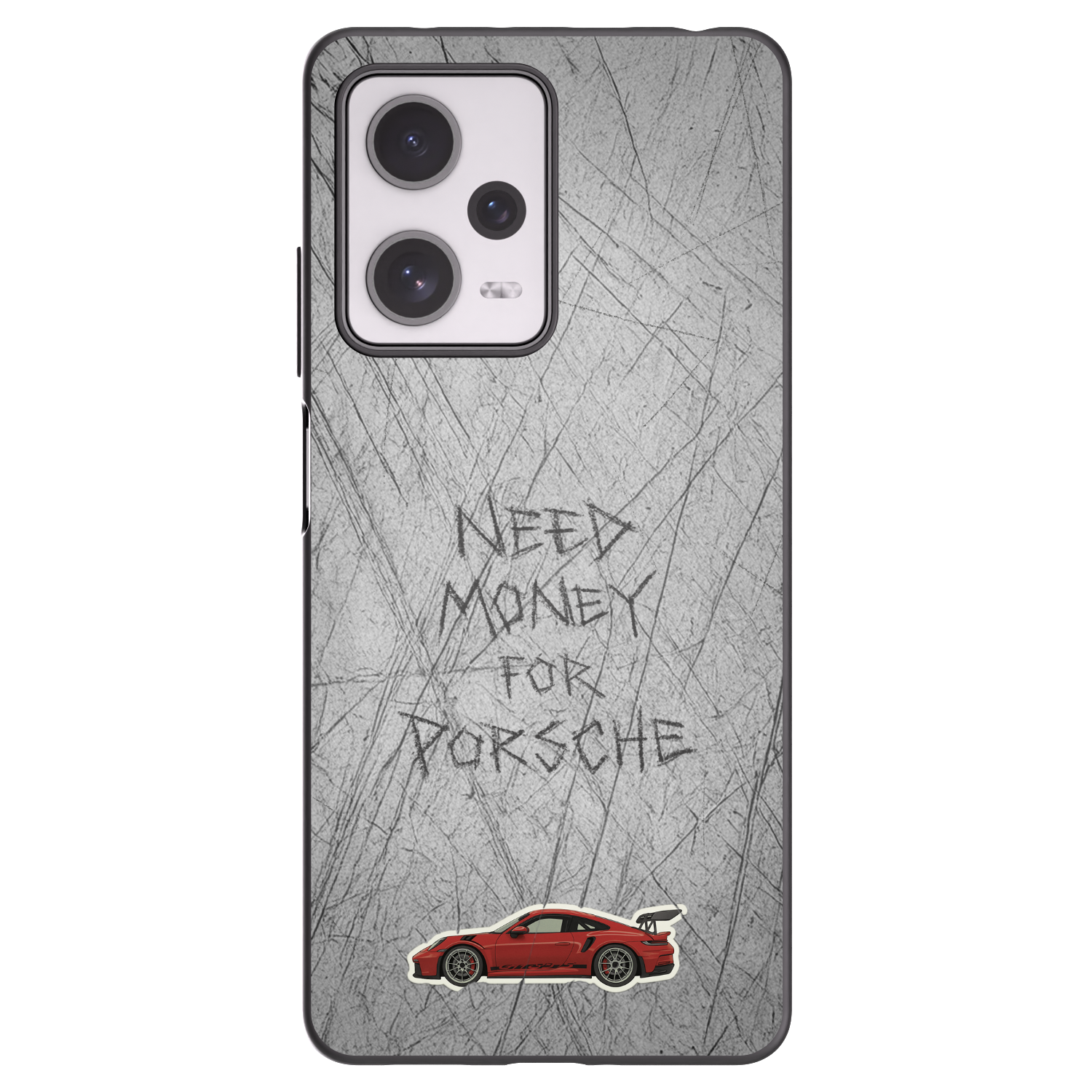 Picasee crna silikonska maskica za Xiaomi Redmi Note 12 Pro+ 5G - Garage Scratch