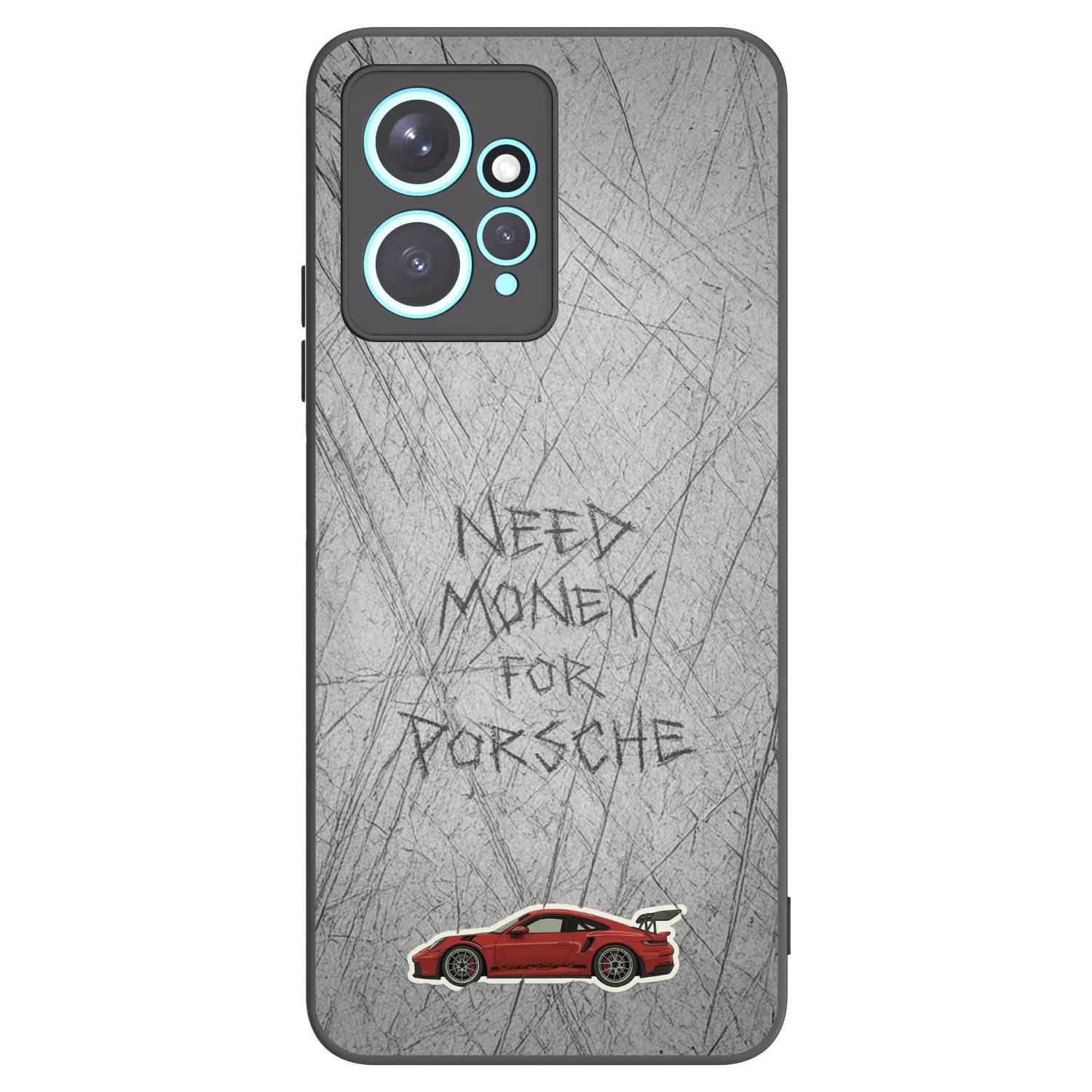 Picasee crna silikonska maskica za Xiaomi Redmi Note 12 4G - Garage Scratch