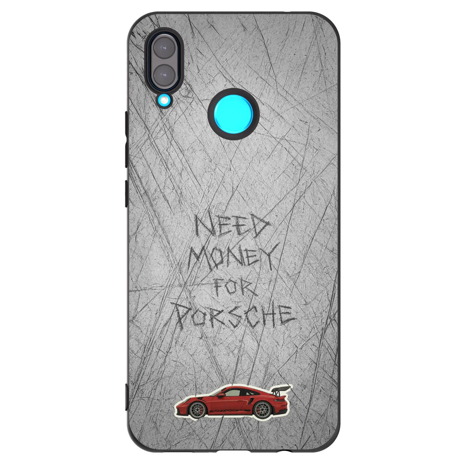 Picasee crna silikonska maskica za Huawei Nova 3 - Garage Scratch