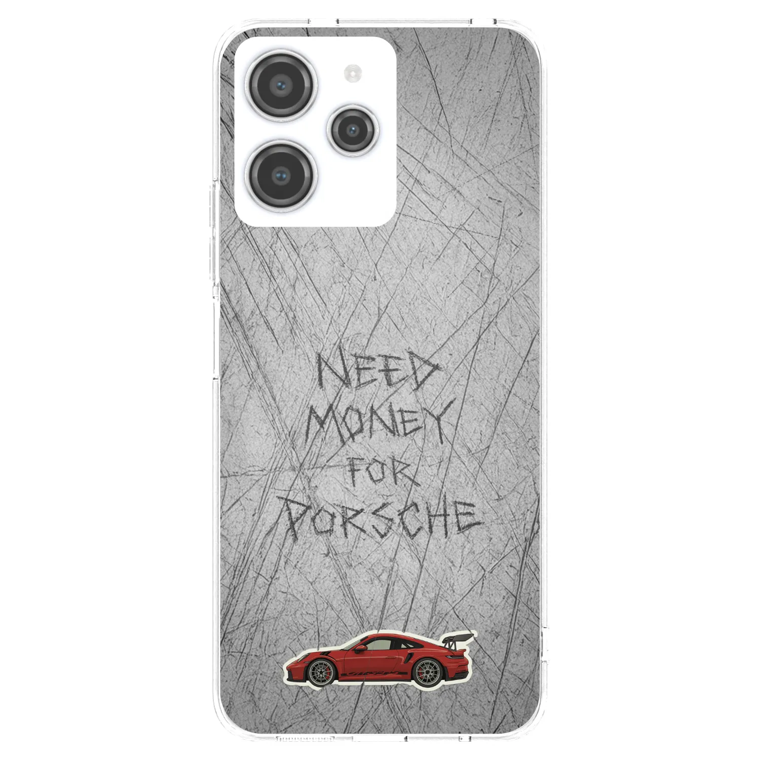 Picasee silikonska prozirna maskica za Xiaomi Redmi 12 4G - Garage Scratch