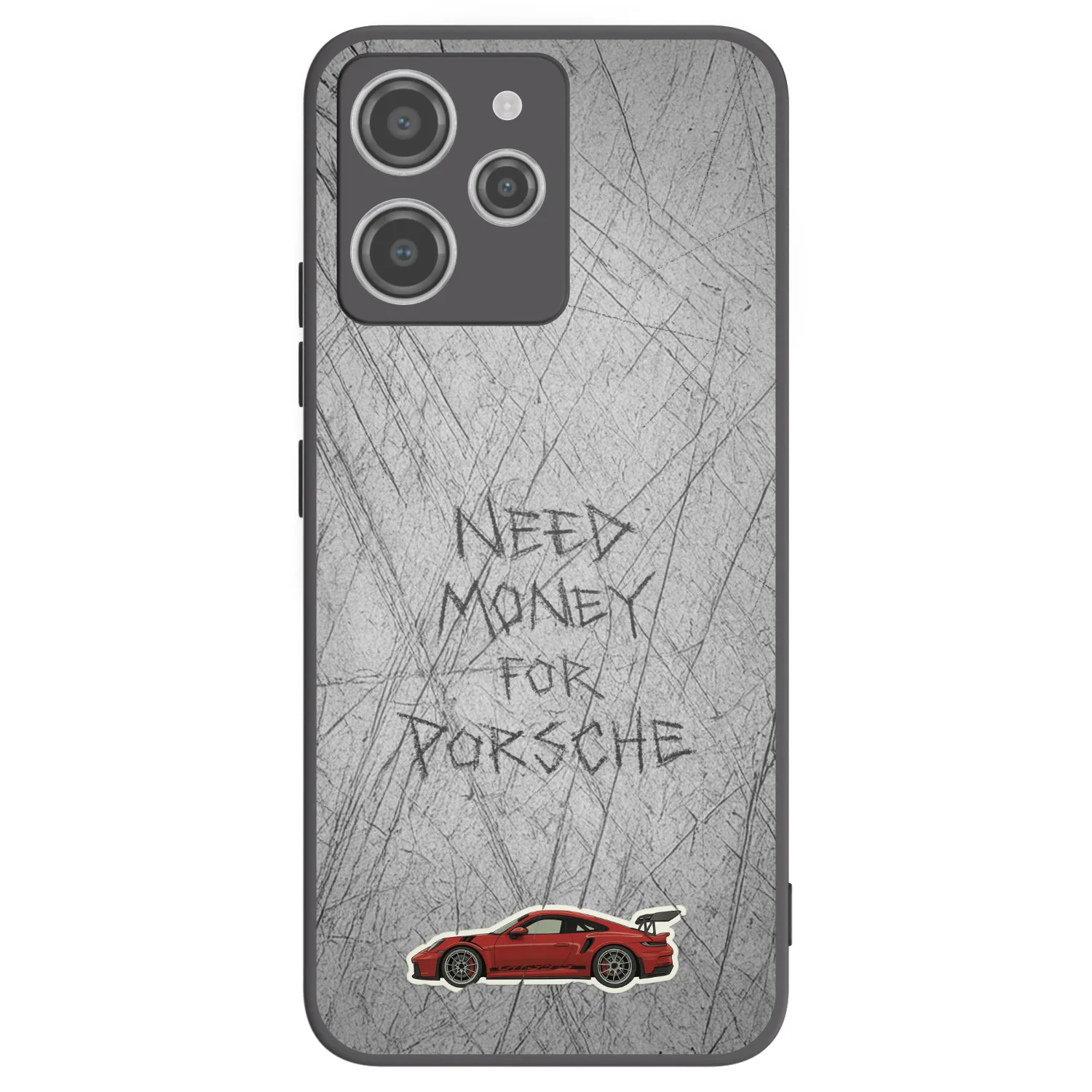 Picasee crna silikonska maskica za Xiaomi Redmi 12 4G - Garage Scratch