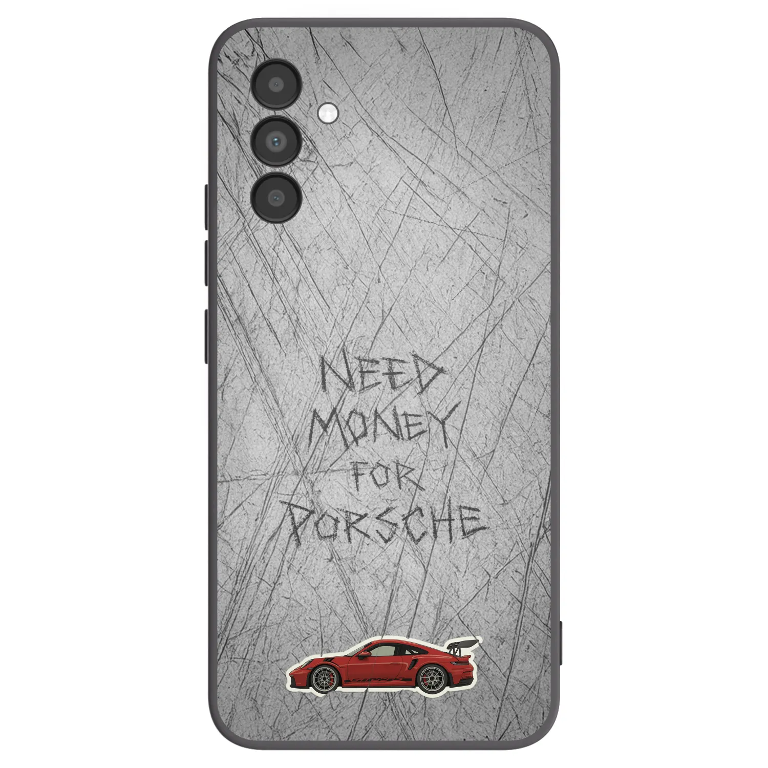 Picasee crna silikonska maskica za Samsung Galaxy A04s A047F - Garage Scratch