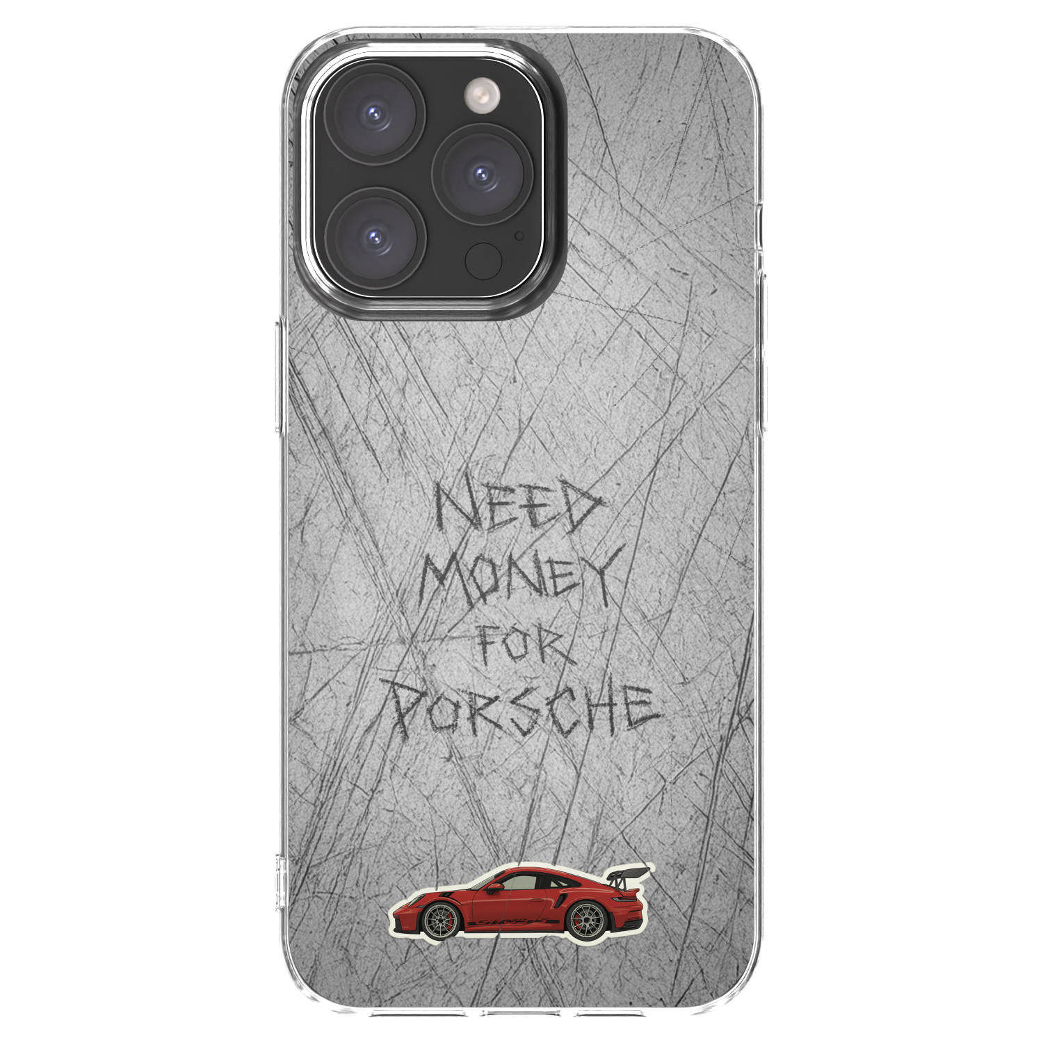 Picasee silikonska prozirna maskica za Apple iPhone 15 Pro Max - Garage Scratch