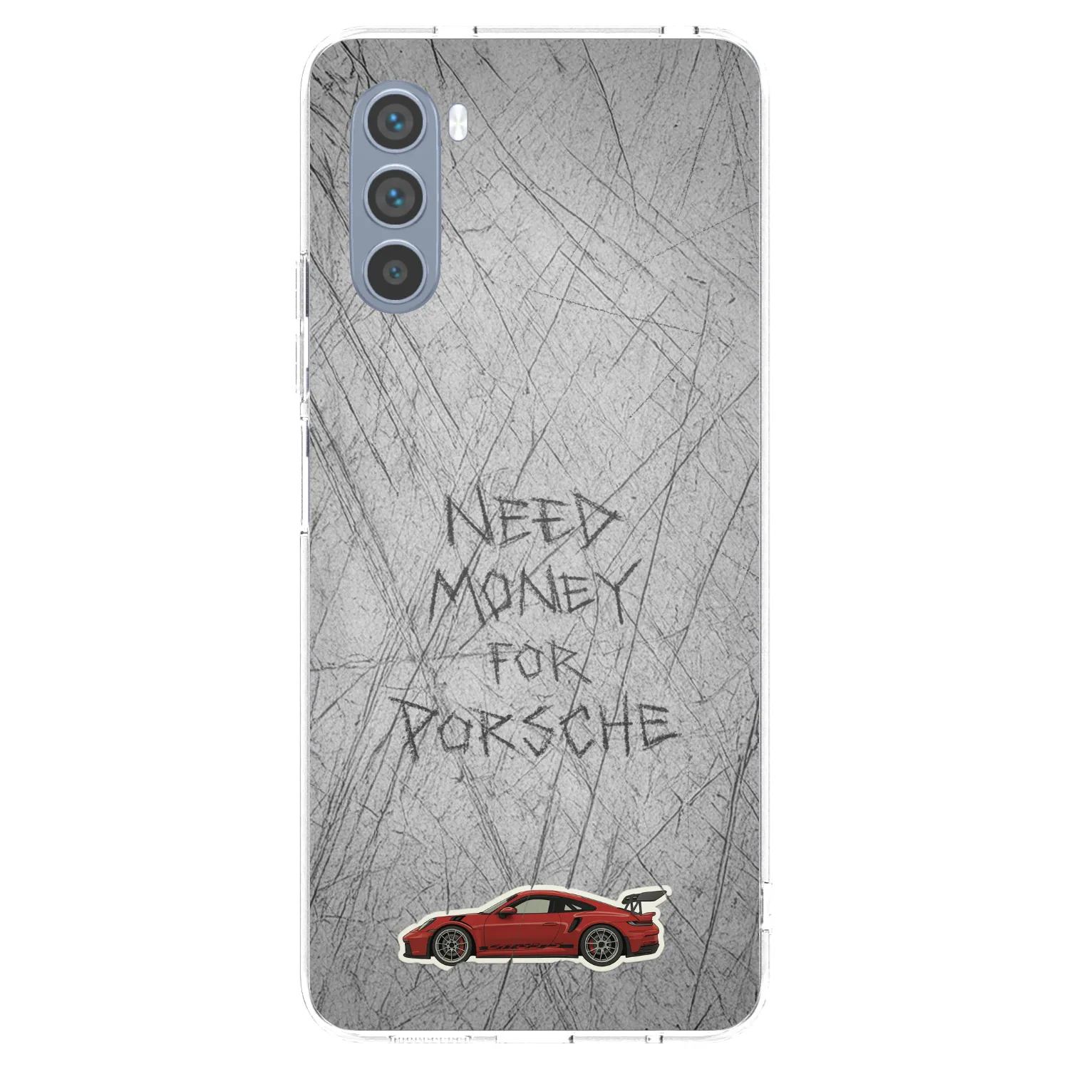 Picasee silikonska prozirna maskica za Motorola Moto G62 - Garage Scratch
