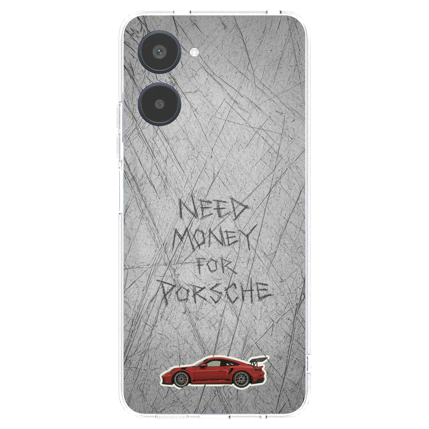 Picasee silikonska prozirna maskica za Realme 10 4G - Garage Scratch