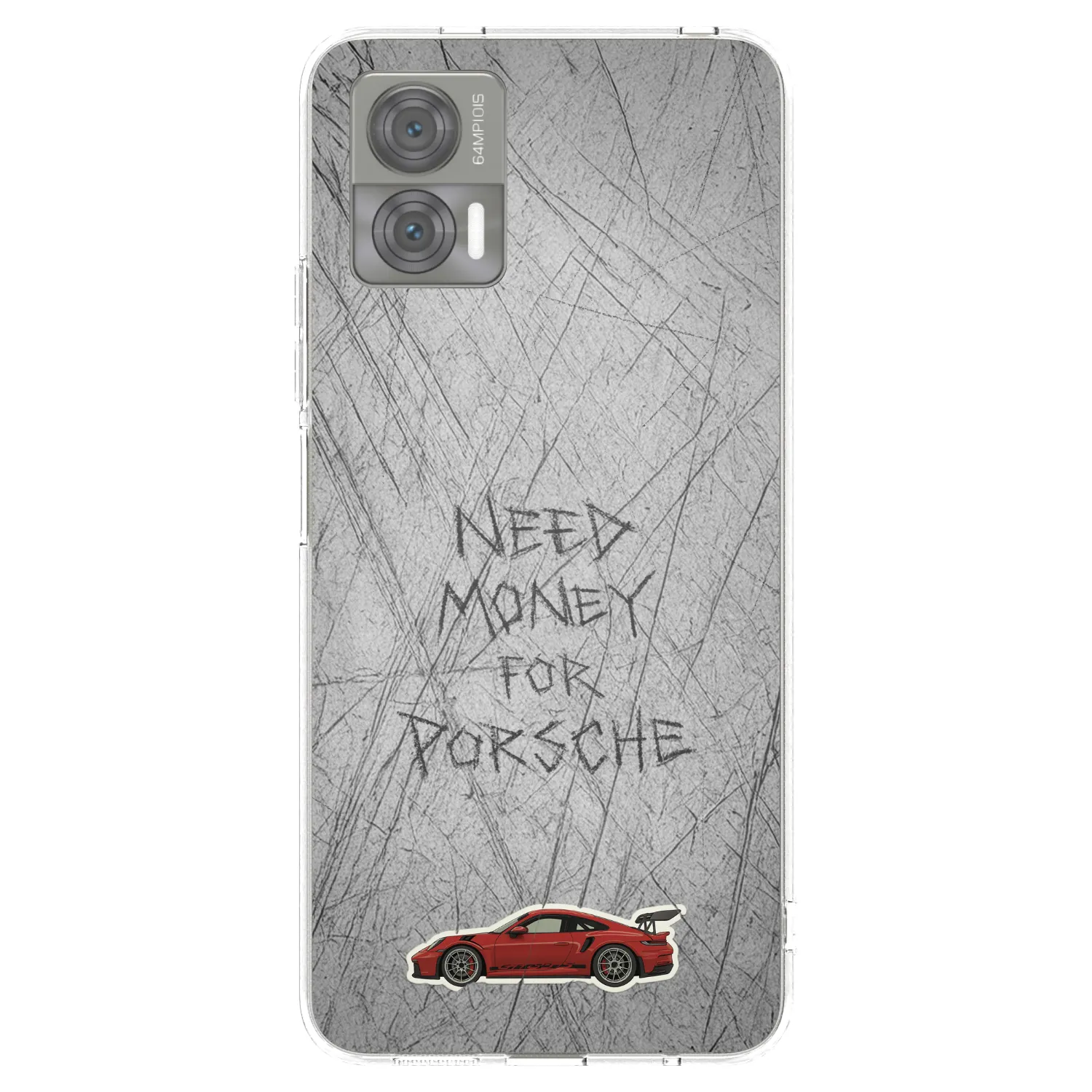Picasee silikonska prozirna maskica za Motorola Edge 30 Neo - Garage Scratch