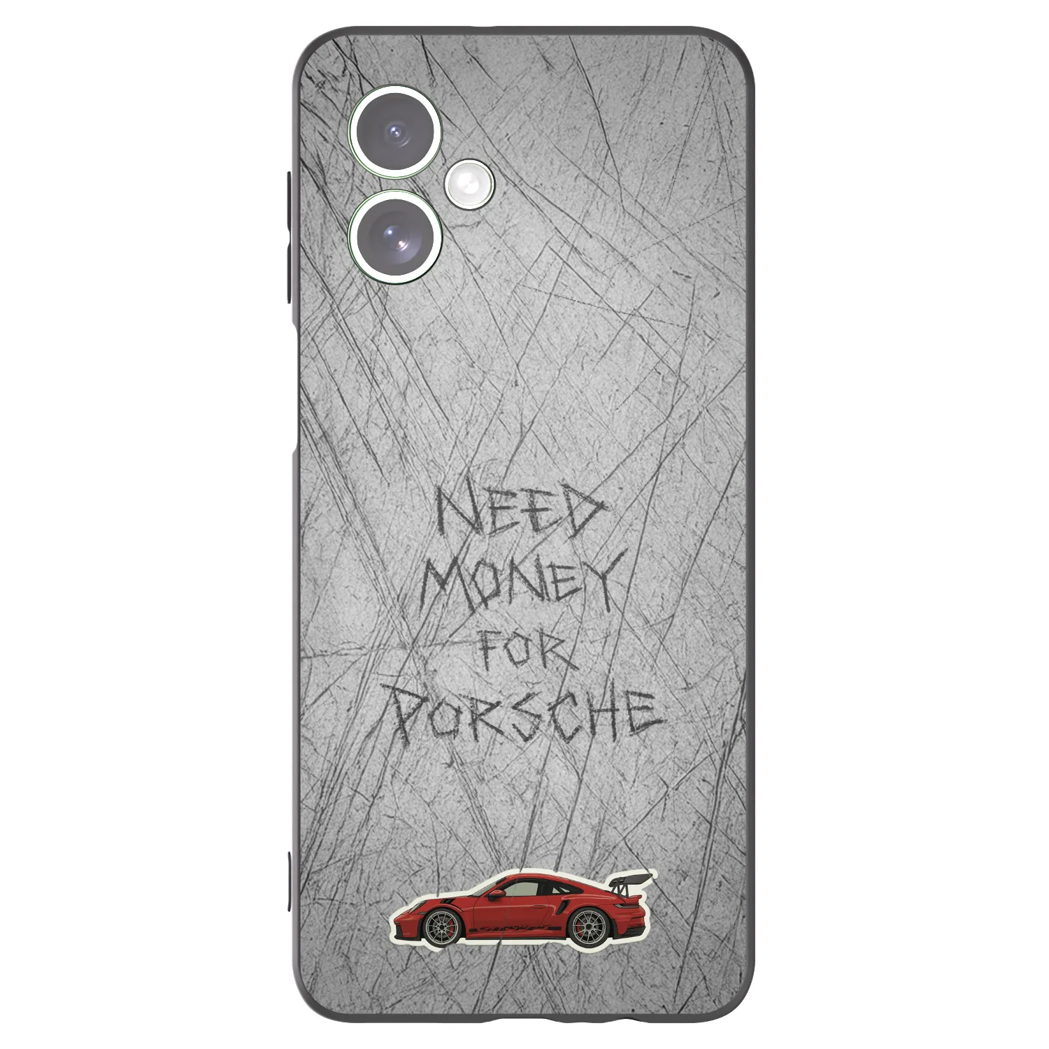 Picasee crna silikonska maskica za Motorola Moto G54 5G - Garage Scratch
