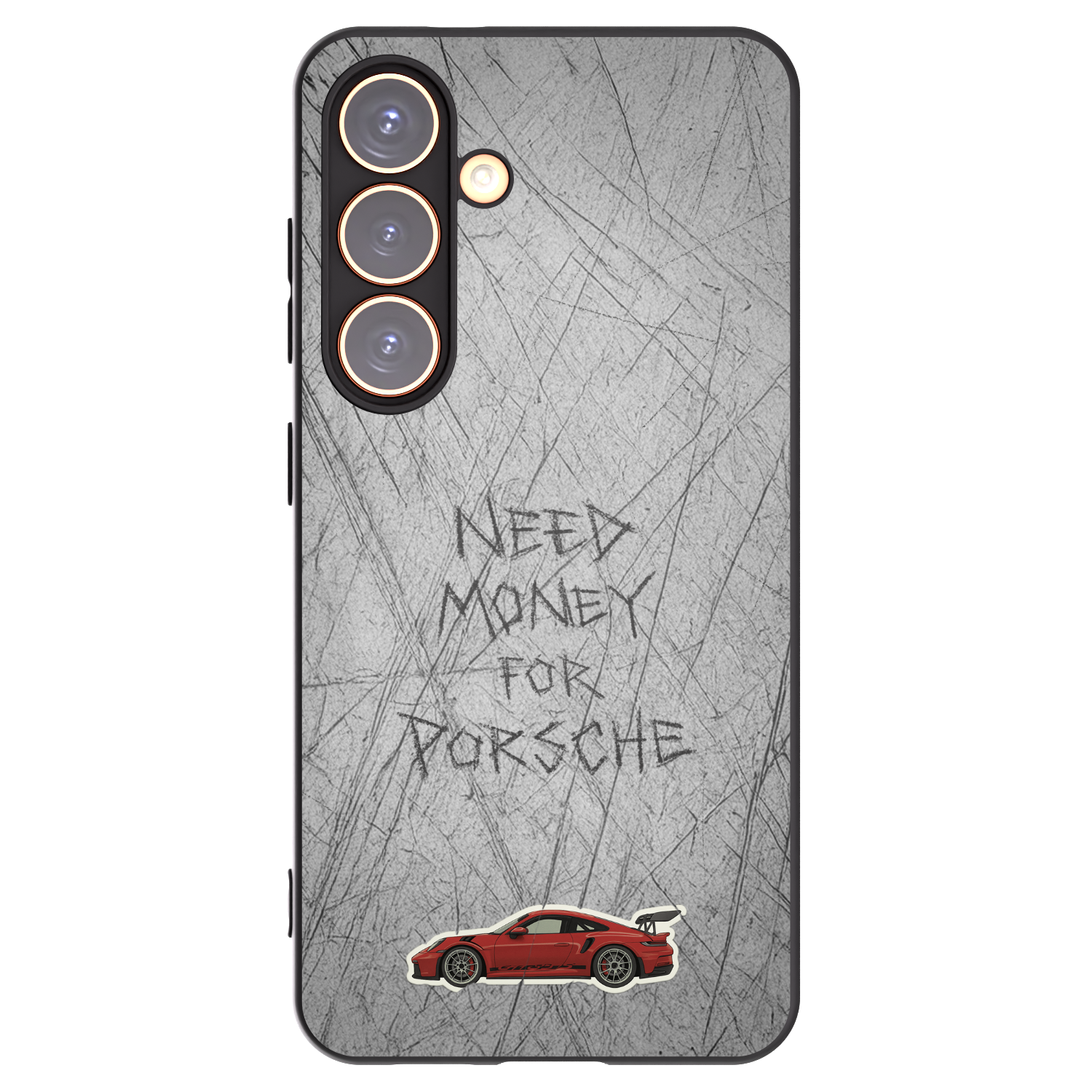 Picasee crna silikonska maskica za Samsung Galaxy S24 S921B 5G - Garage Scratch