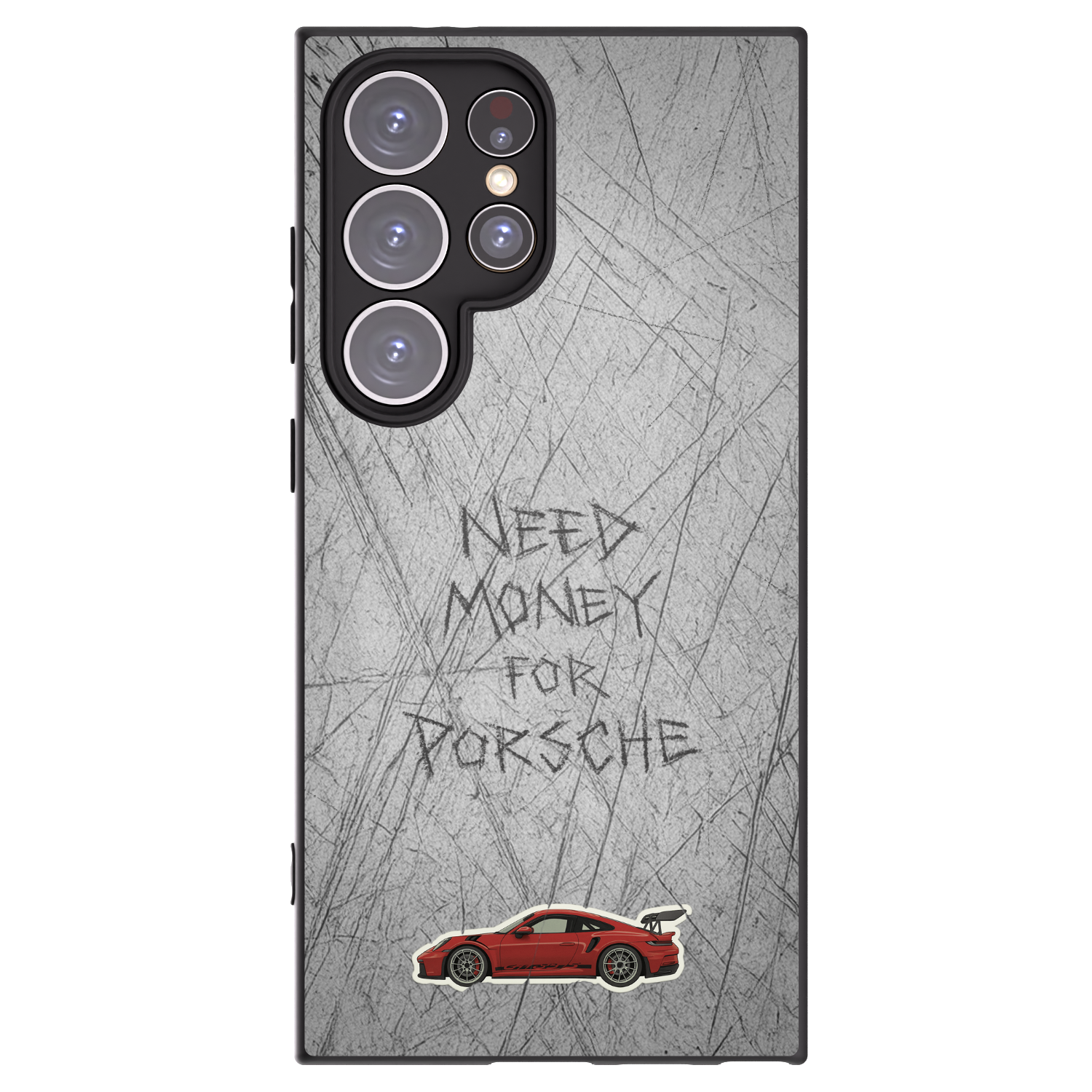 Picasee crna silikonska maskica za Samsung Galaxy S24 Ultra S928B 5G - Garage Scratch