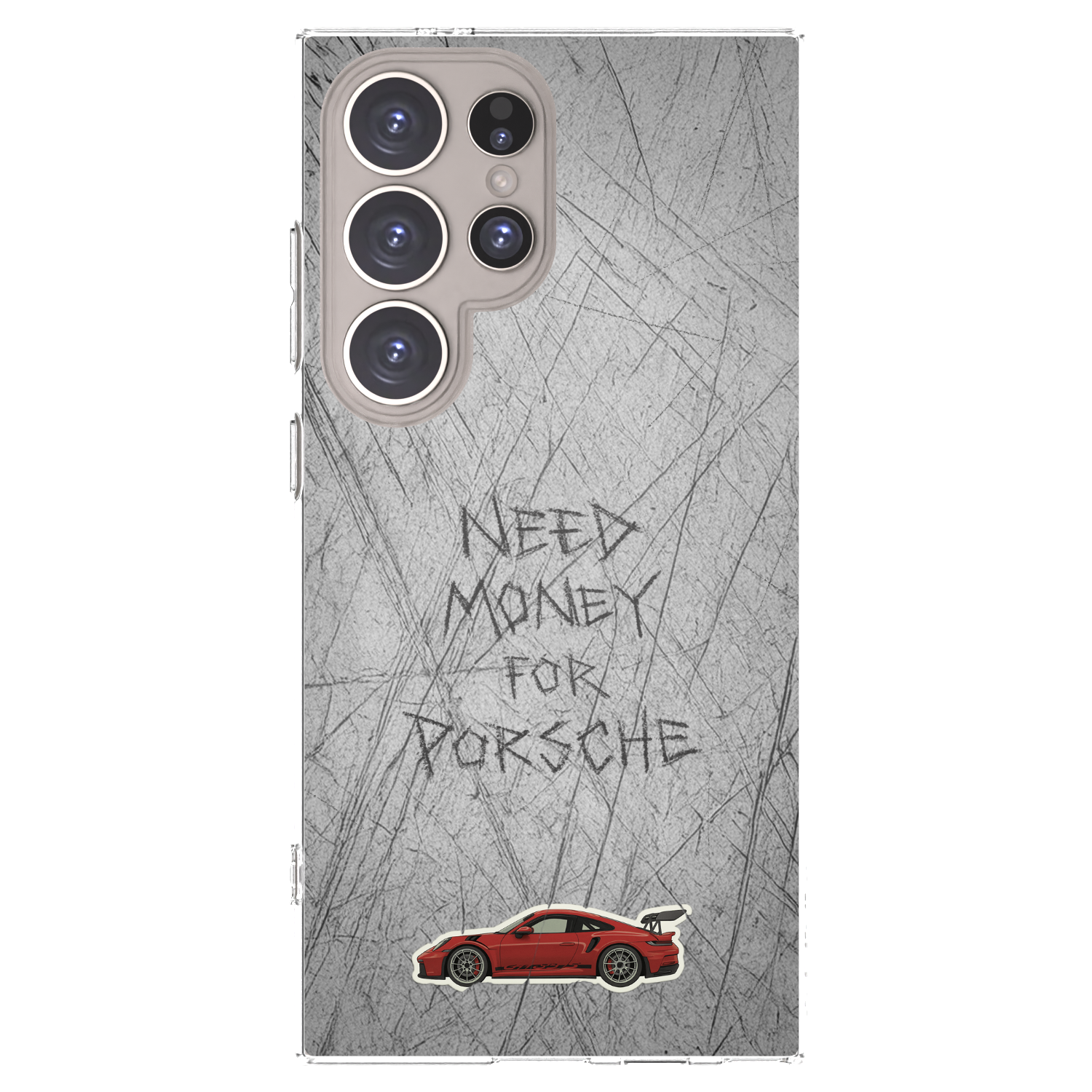 Picasee silikonska prozirna maskica za Samsung Galaxy S24 Ultra S928B 5G - Garage Scratch