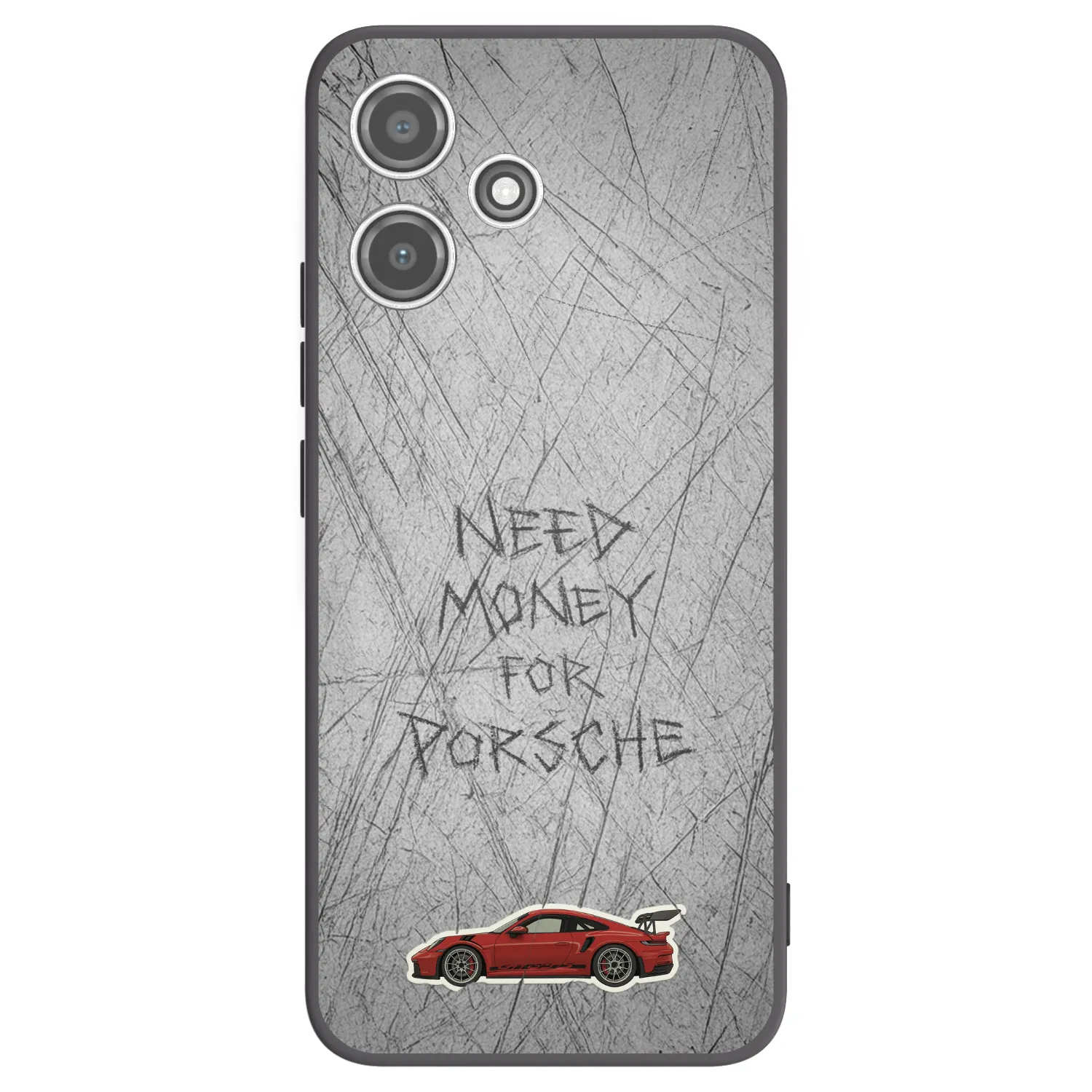 Picasee crna silikonska maskica za Xiaomi Redmi 12 5G - Garage Scratch
