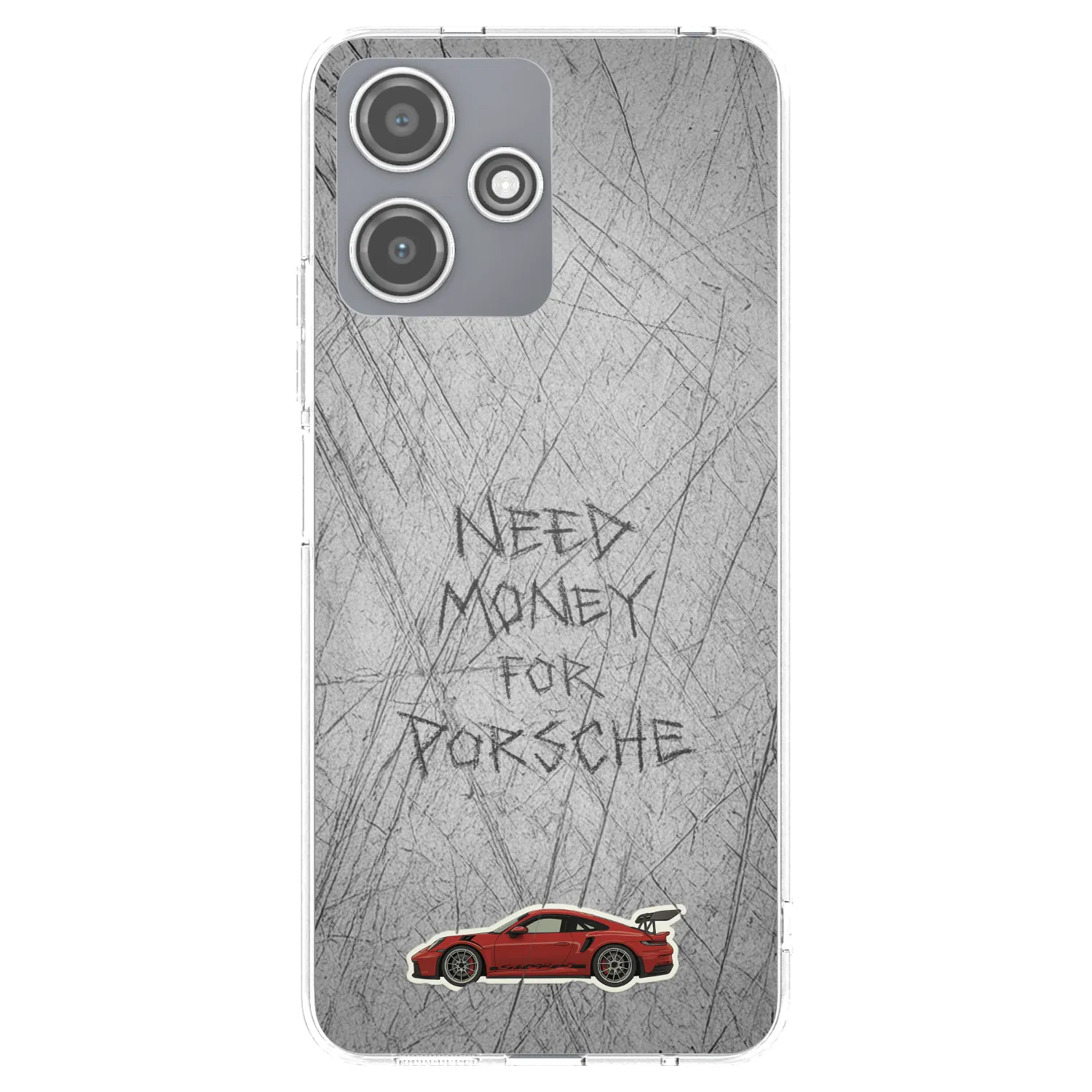 Picasee silikonska prozirna maskica za Xiaomi Redmi 12 5G - Garage Scratch