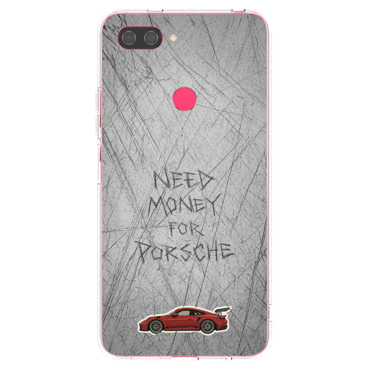 Picasee silikonska prozirna maskica za Xiaomi Mi 8 Lite - Garage Scratch