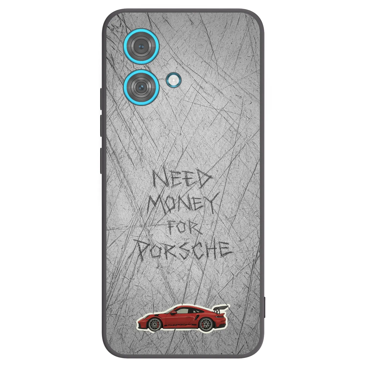 Picasee crna silikonska maskica za Motorola Edge 40 Neo - Garage Scratch