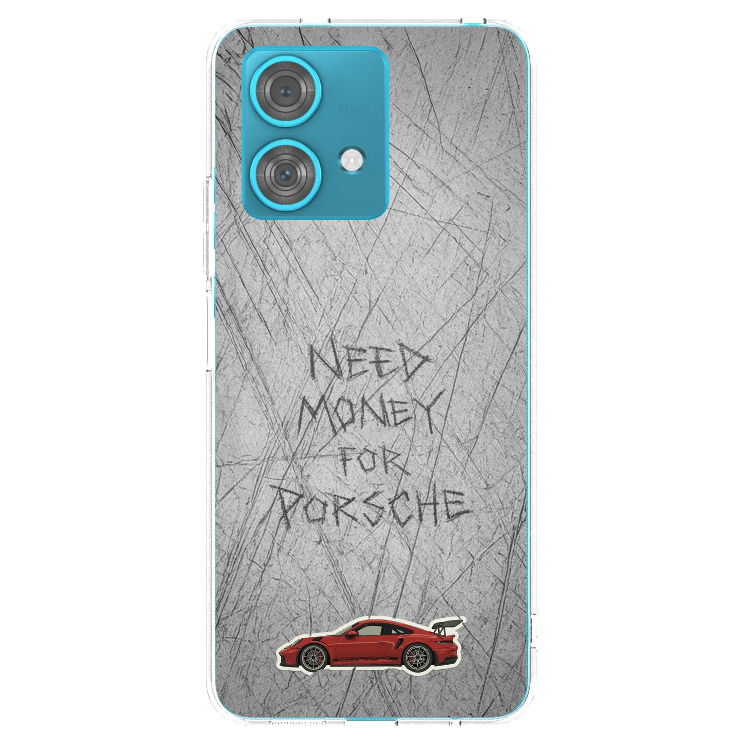 Picasee silikonska prozirna maskica za Motorola Edge 40 Neo - Garage Scratch