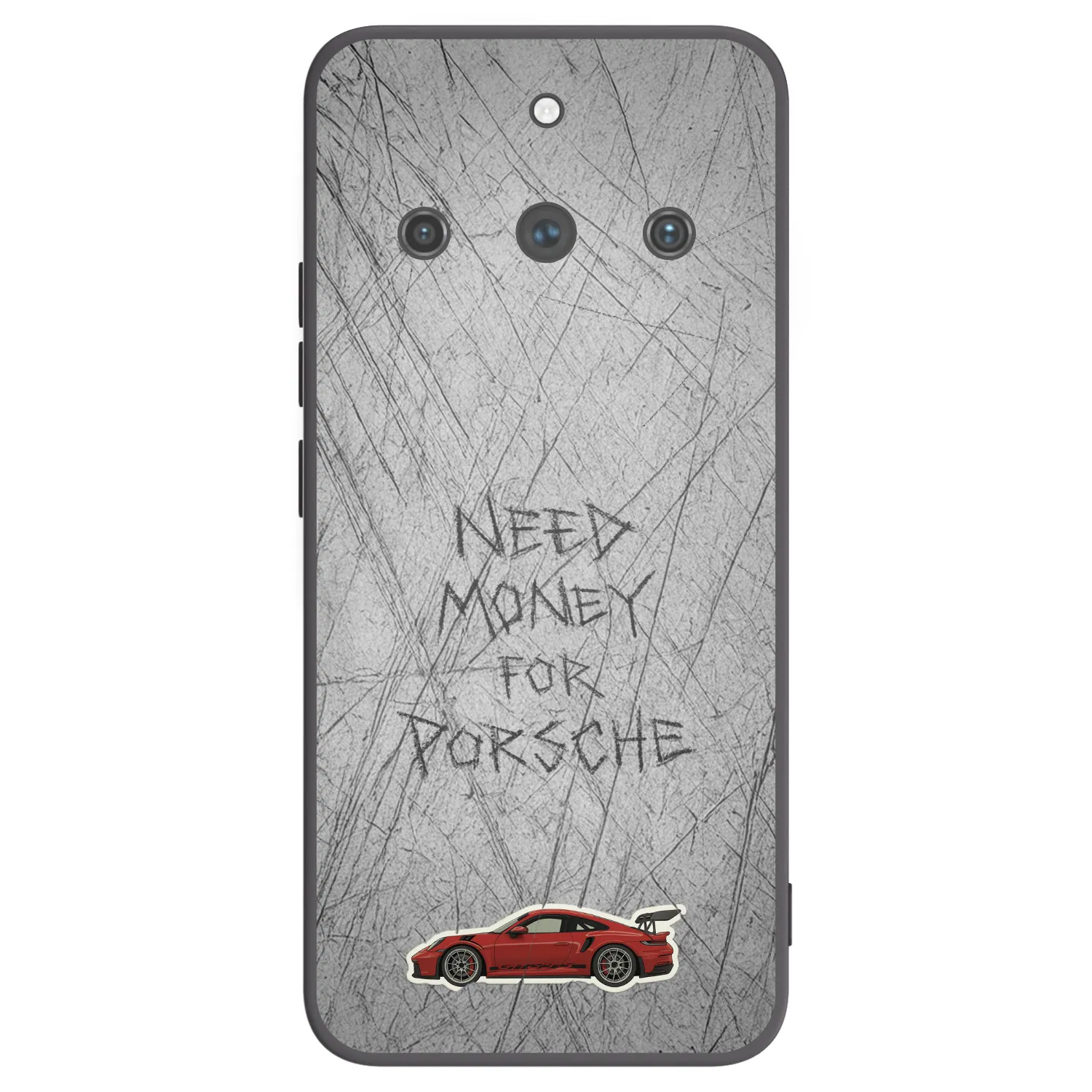 Picasee crna silikonska maskica za Realme 11 Pro+ - Garage Scratch