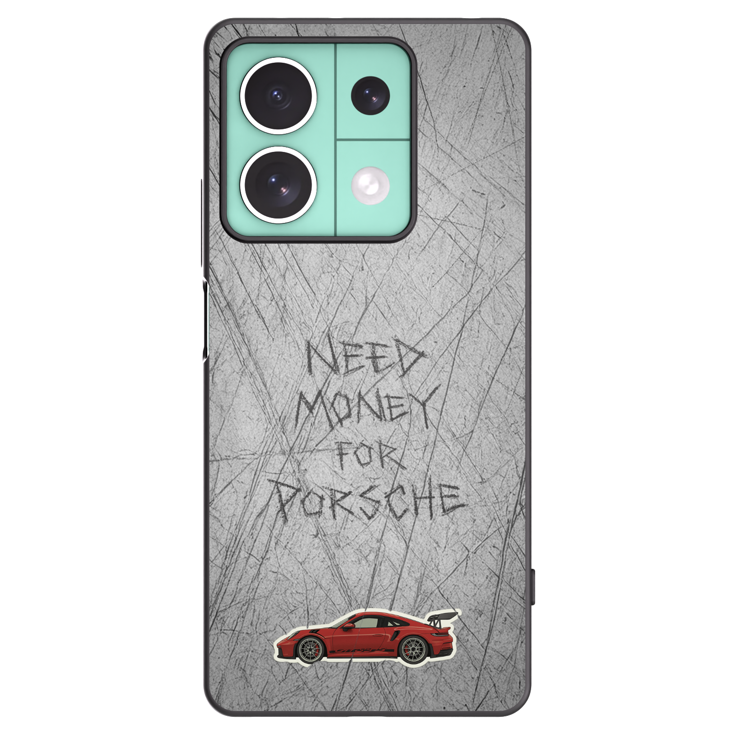 Picasee crna silikonska maskica za Xiaomi Redmi Note 13 5G - Garage Scratch
