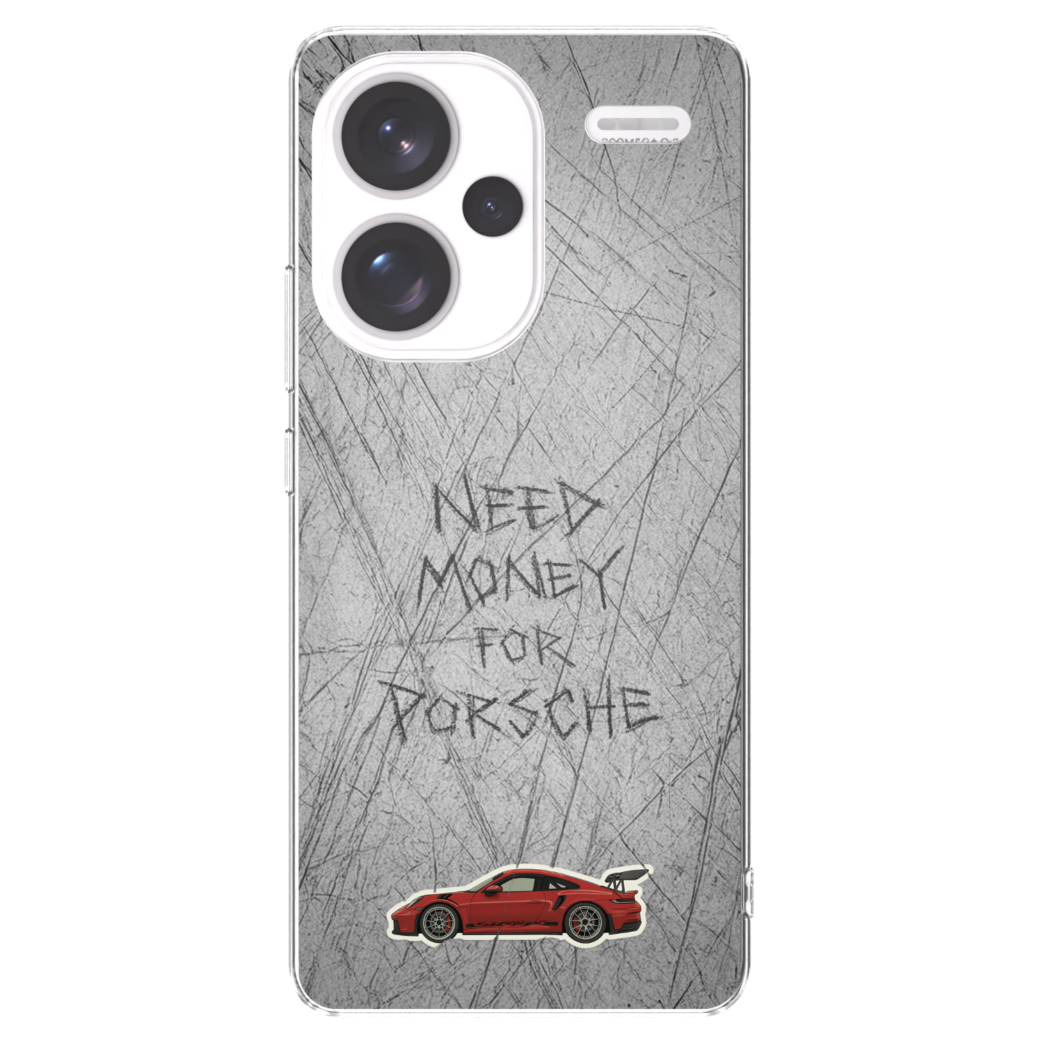 Picasee silikonska prozirna maskica za Xiaomi Redmi Note 13 Pro+ 5G - Garage Scratch