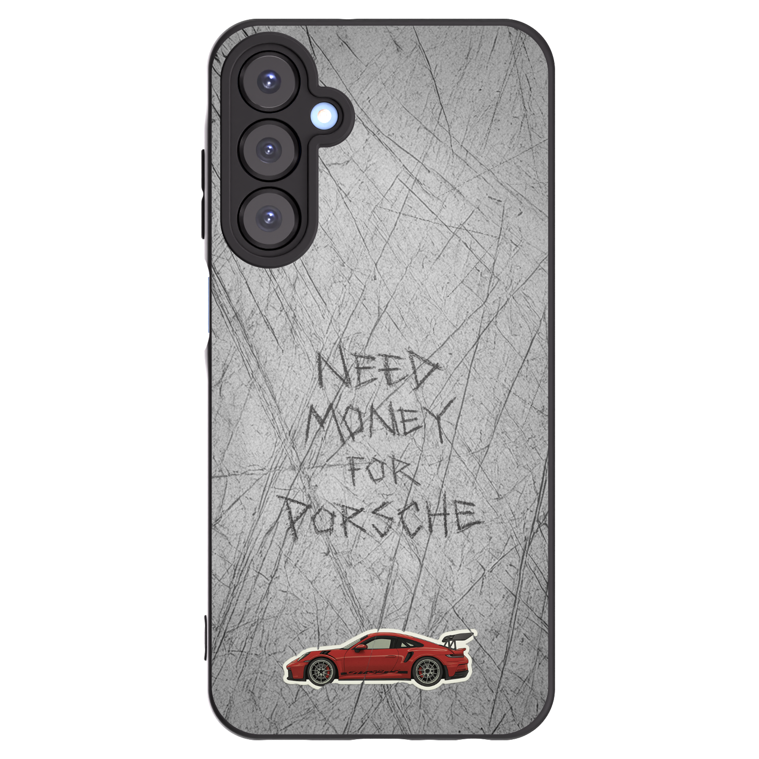 Picasee crna silikonska maskica za Samsung Galaxy A25 A256B 5G - Garage Scratch