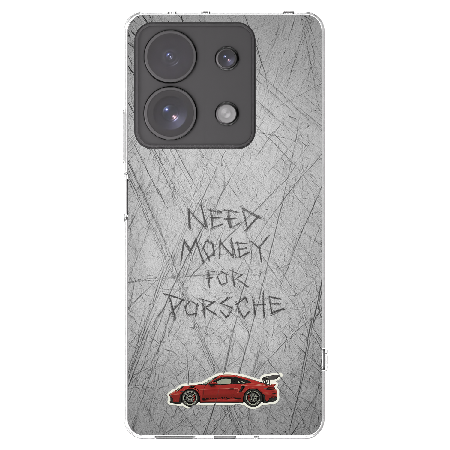 Picasee silikonska prozirna maskica za Xiaomi Redmi Note 13 Pro 4G - Garage Scratch