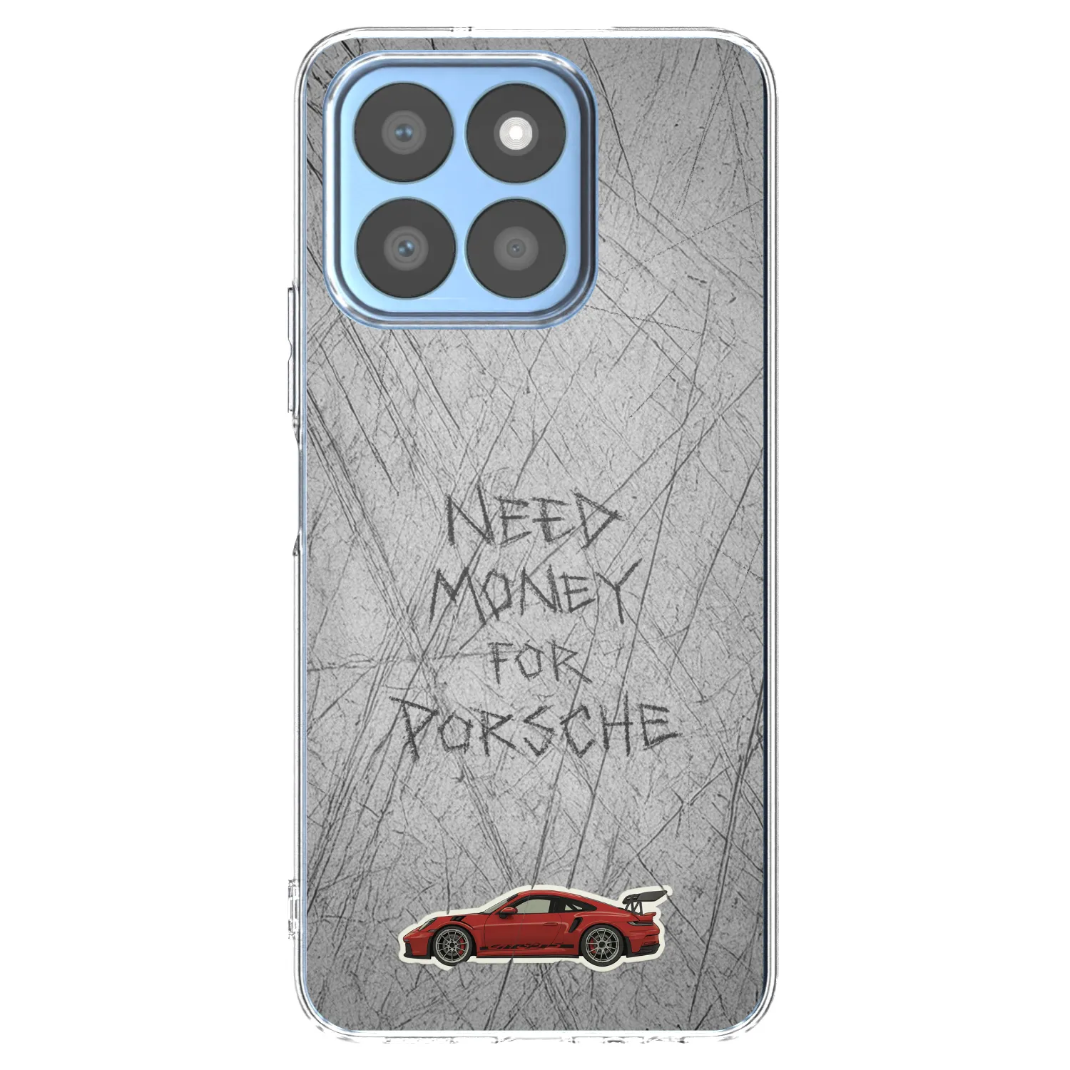 Picasee silikonska prozirna maskica za Honor X8b - Garage Scratch