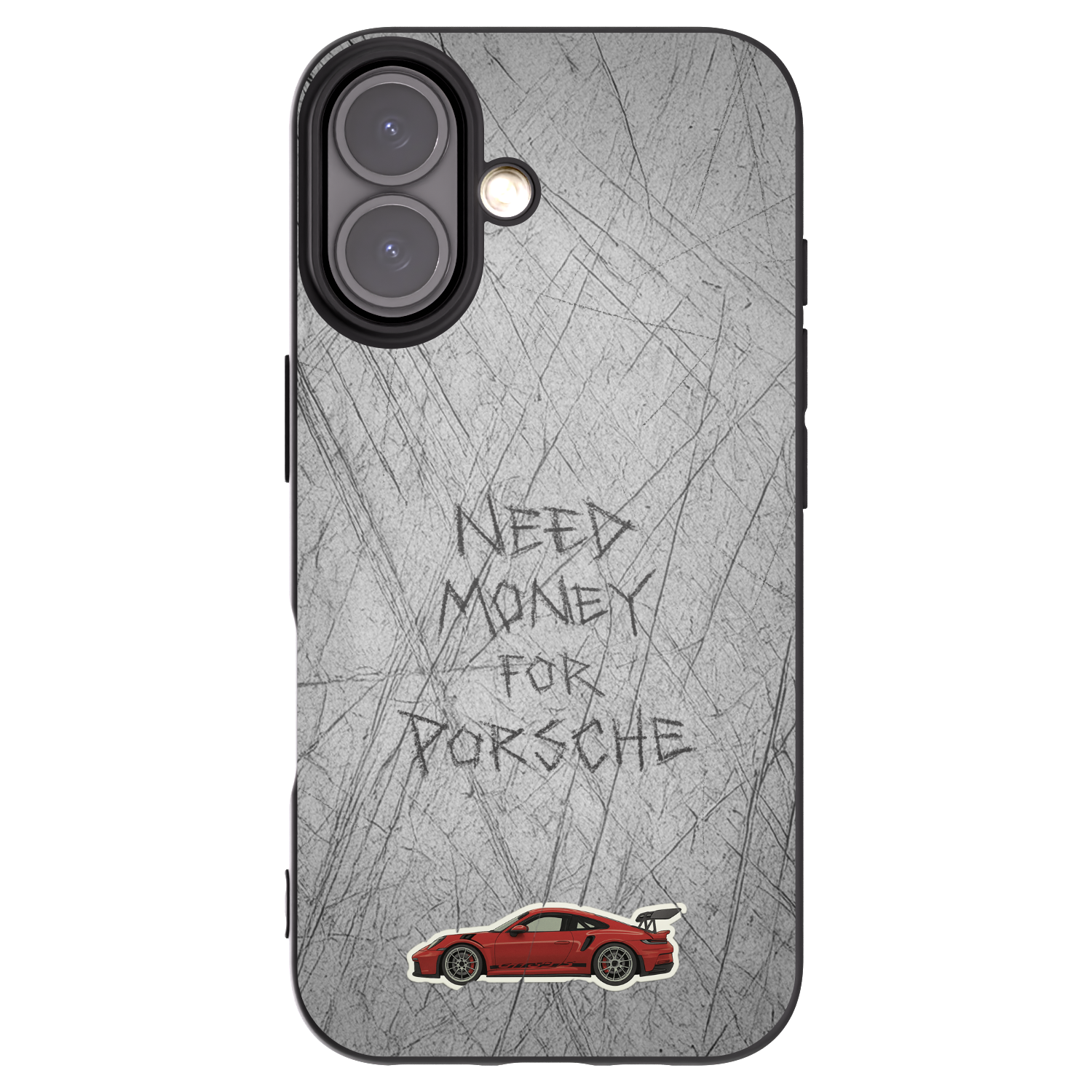 Picasee crna silikonska maskica za Apple iPhone 16 - Garage Scratch
