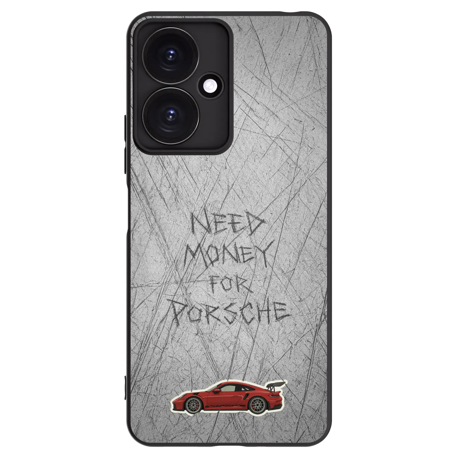 Picasee crna silikonska maskica za Xiaomi Redmi 13C 5G - Garage Scratch