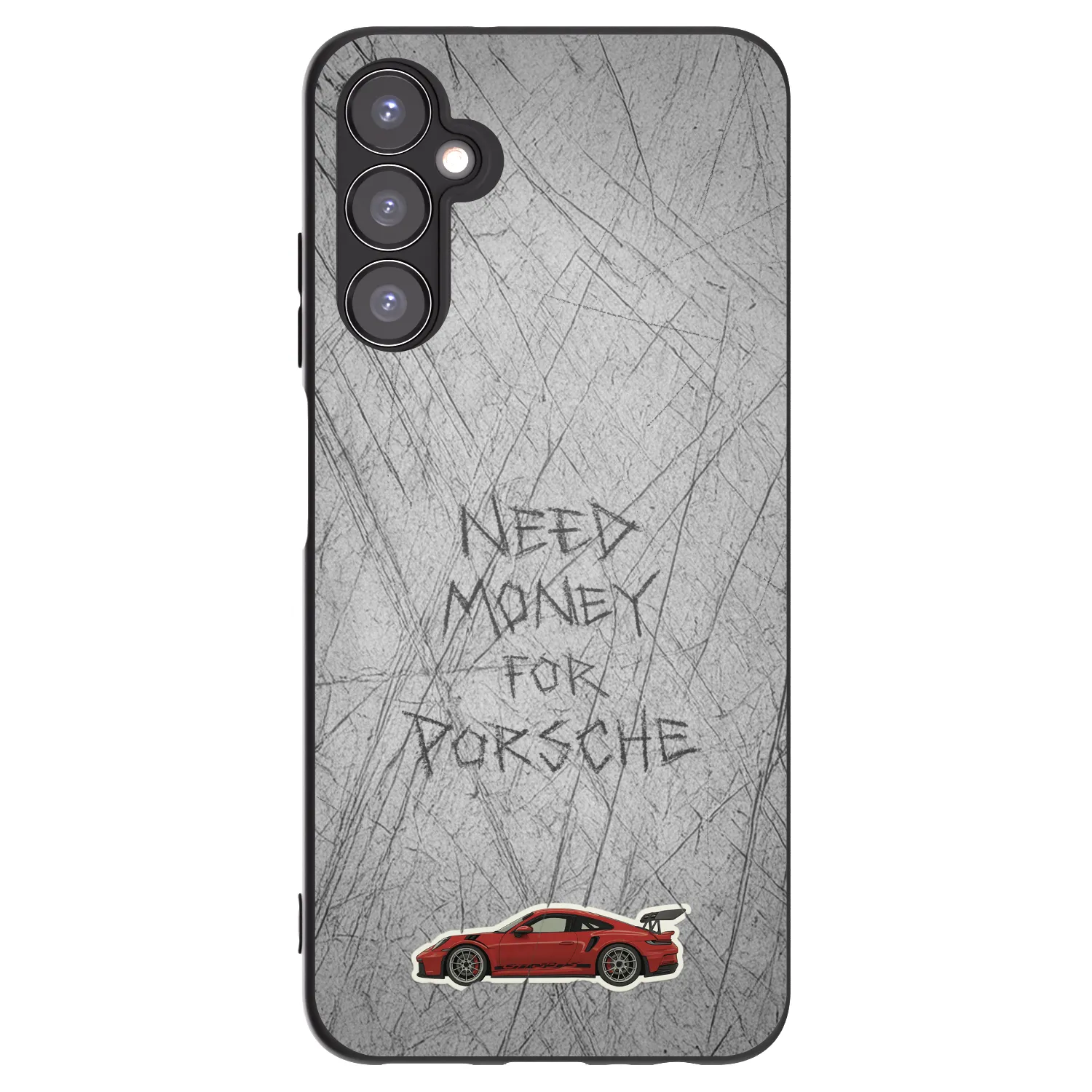 Picasee crna silikonska maskica za Samsung Galaxy A05s A057G - Garage Scratch