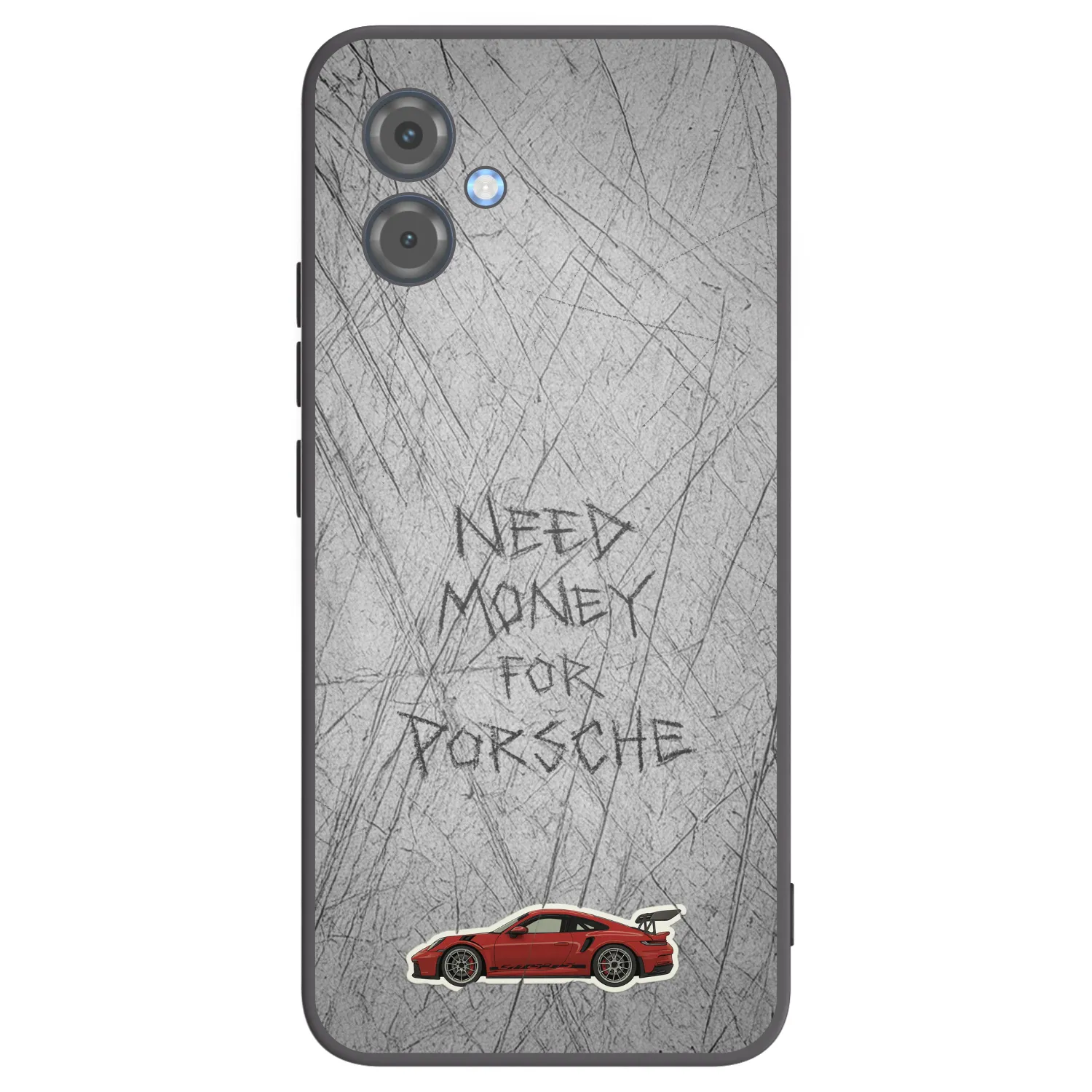 Picasee crna silikonska maskica za Motorola Moto G14 - Garage Scratch