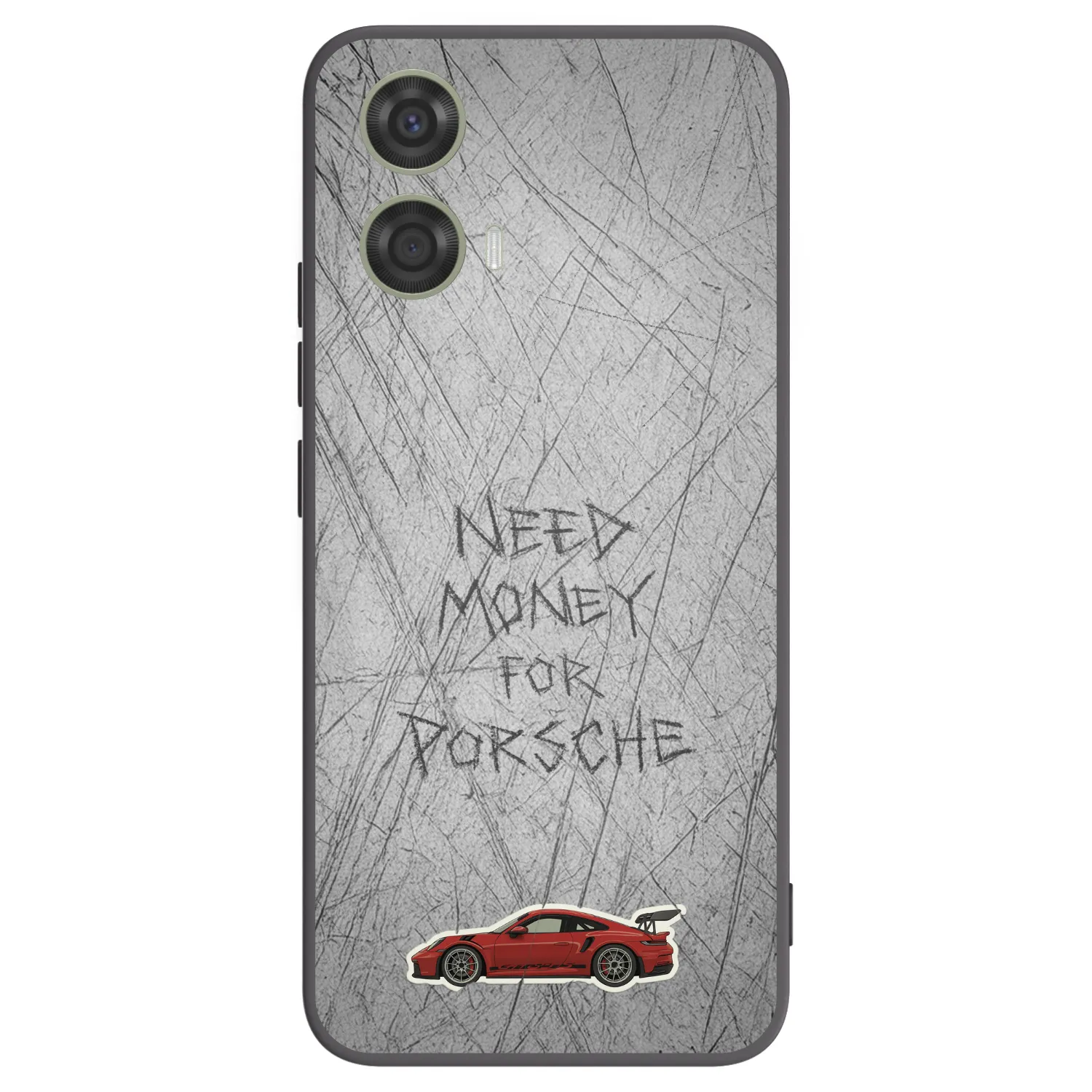 Picasee crna silikonska maskica za Motorola Moto G24 - Garage Scratch