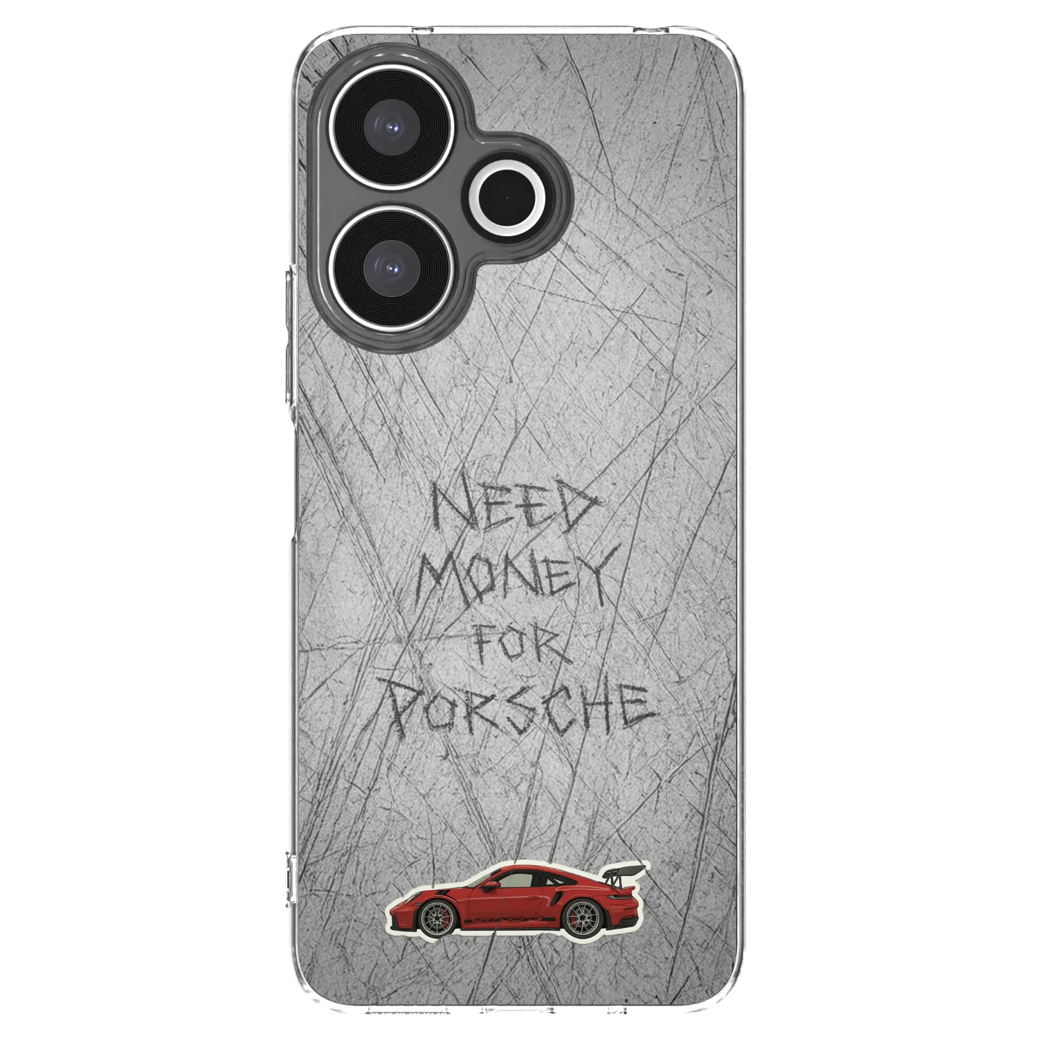Picasee silikonska prozirna maskica za Xiaomi Redmi 13 4G - Garage Scratch