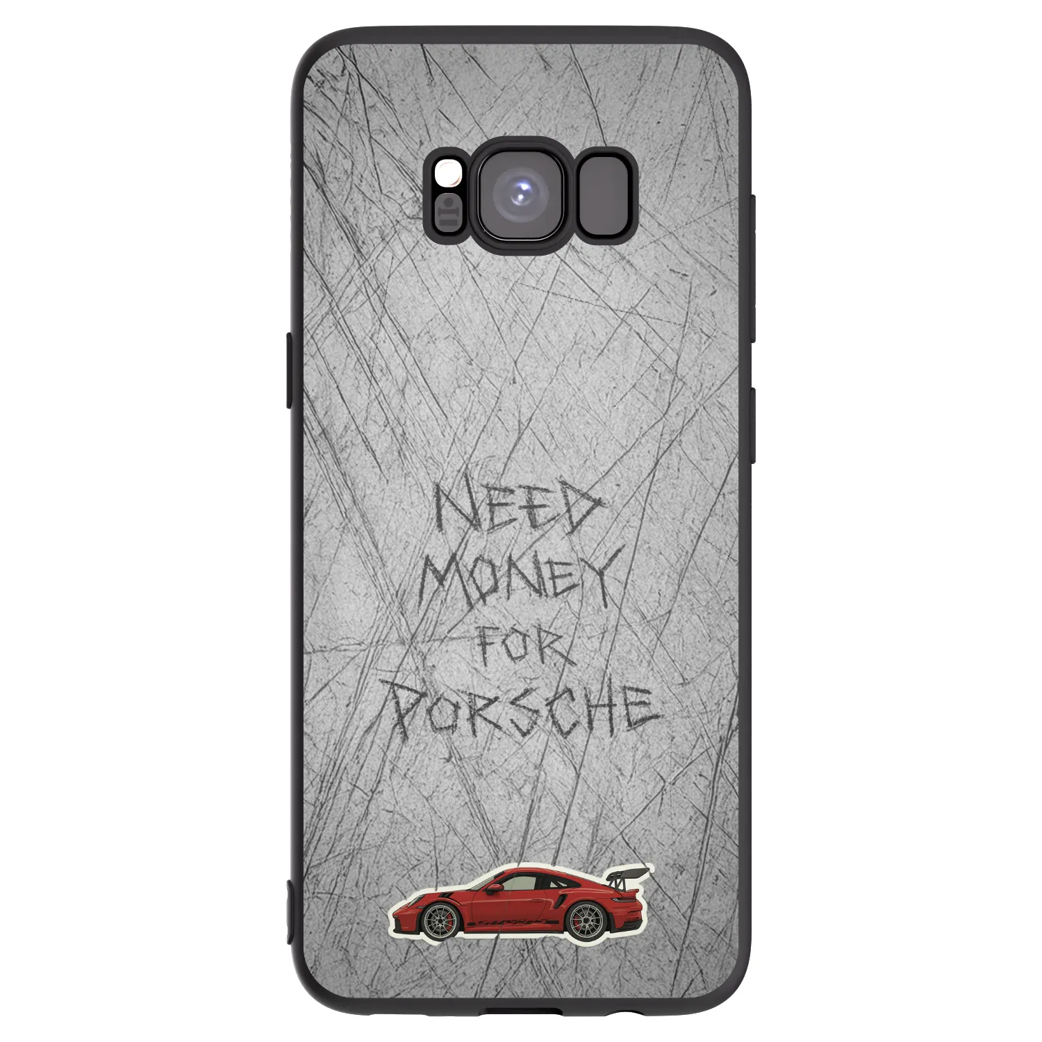 Picasee crna silikonska maskica za Samsung Galaxy S8 G950F - Garage Scratch