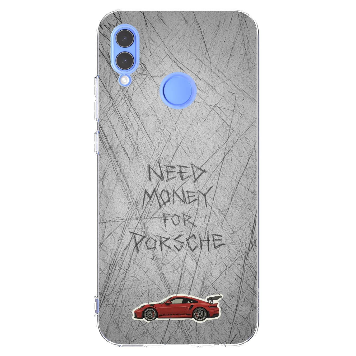 Picasee silikonska prozirna maskica za Huawei P Smart 2019 - Garage Scratch