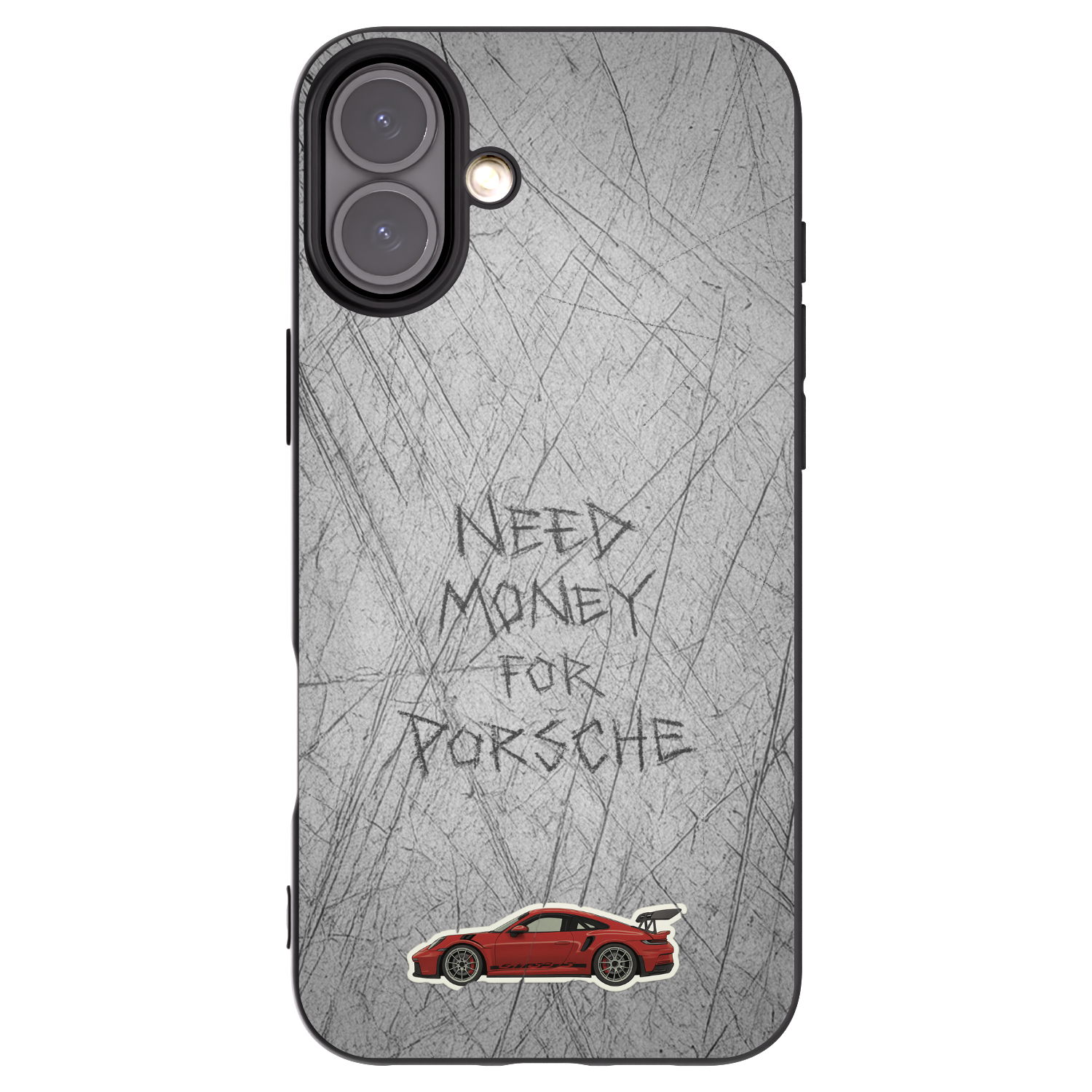 Picasee crna silikonska maskica za Apple iPhone 16 Plus - Garage Scratch