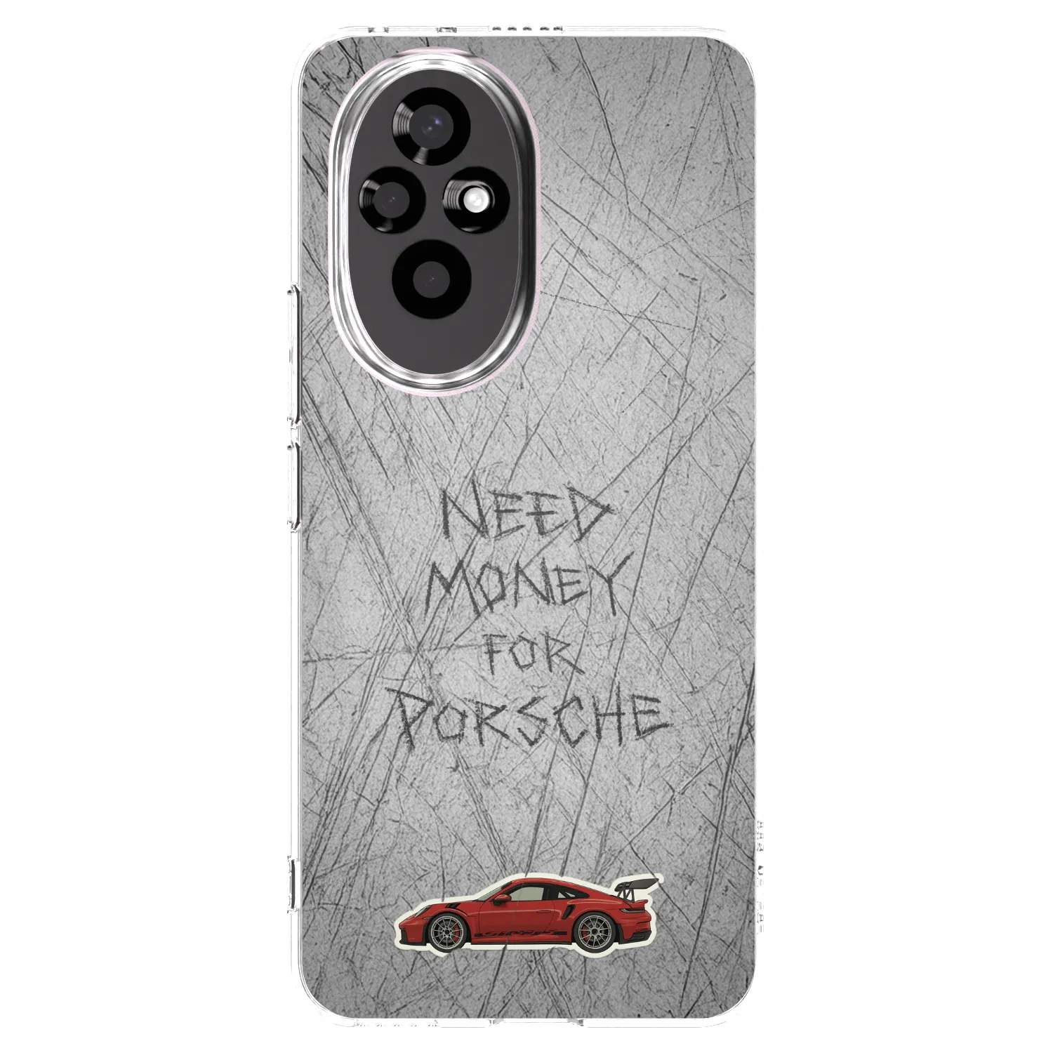 Picasee silikonska prozirna maskica za Honor 200 Pro 5G - Garage Scratch