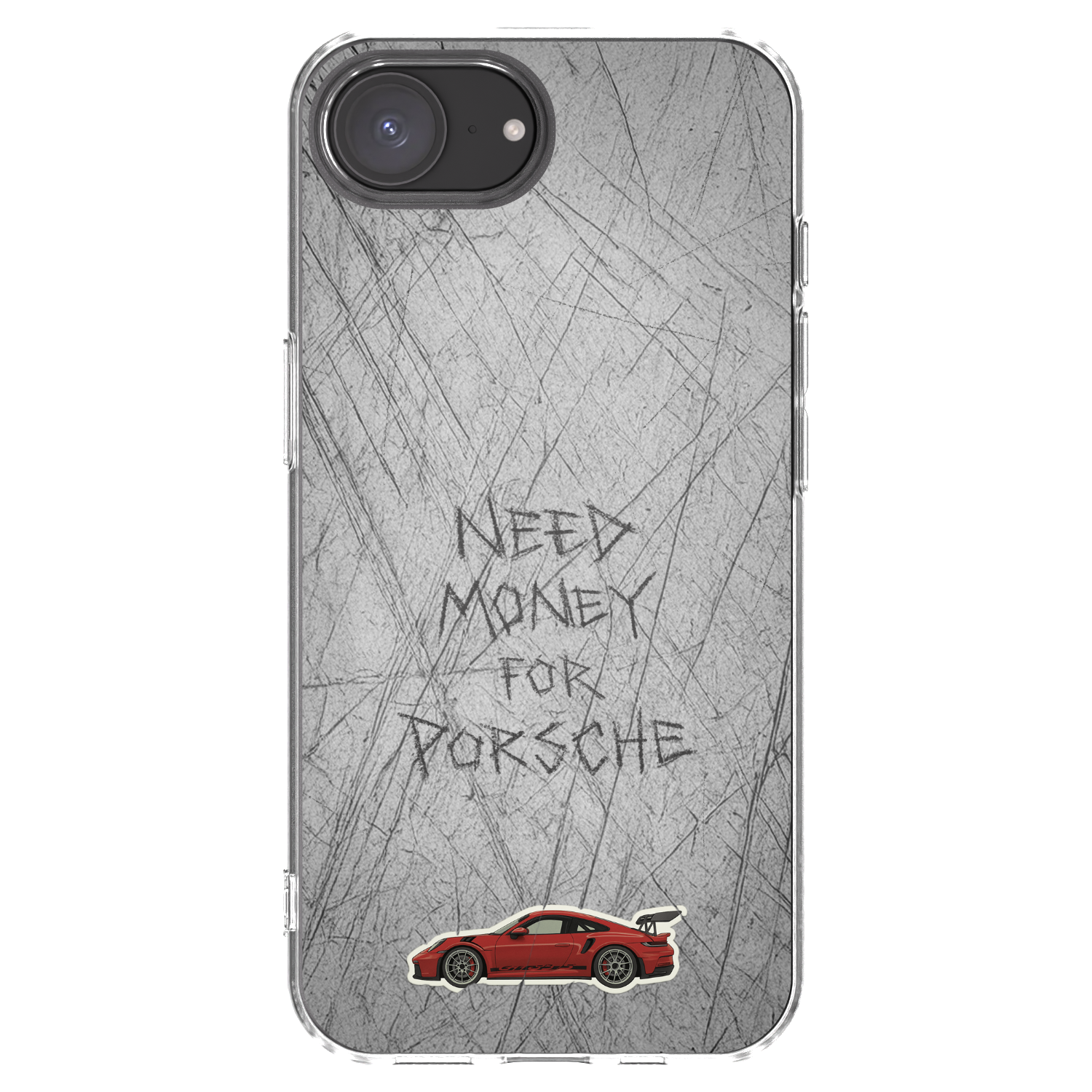 Picasee silikonska prozirna maskica za Apple iPhone 16e - Garage Scratch