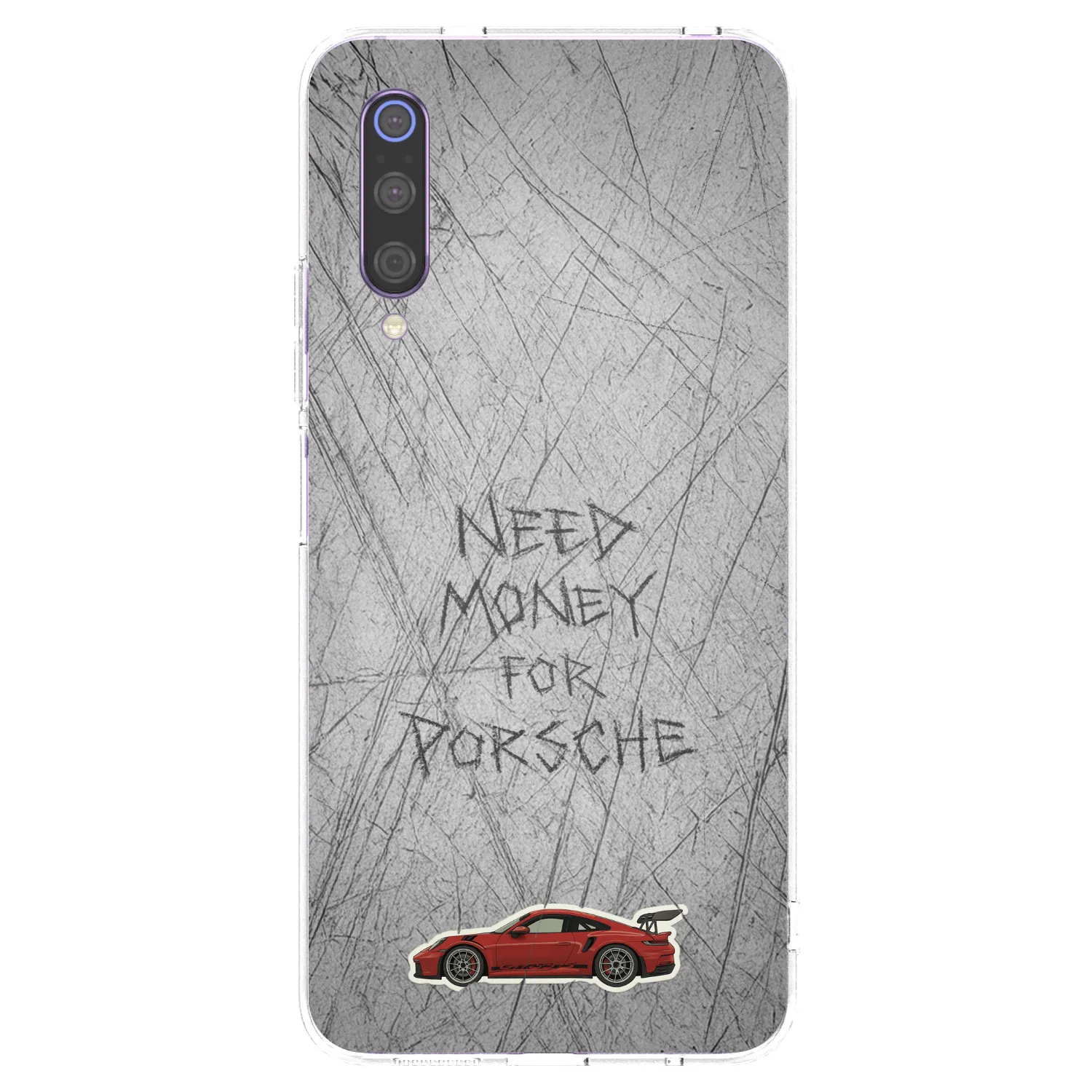 Picasee silikonska prozirna maskica za Xiaomi Mi 9 - Garage Scratch