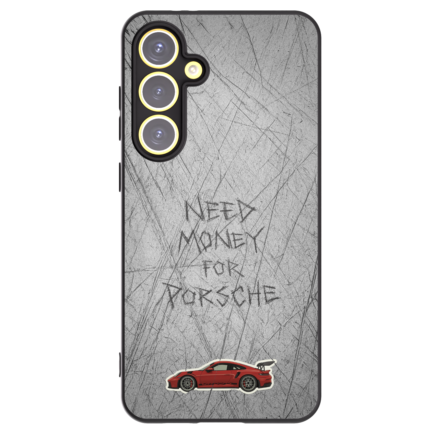 Picasee crna silikonska maskica za Samsung Galaxy S24 FE S721B - Garage Scratch