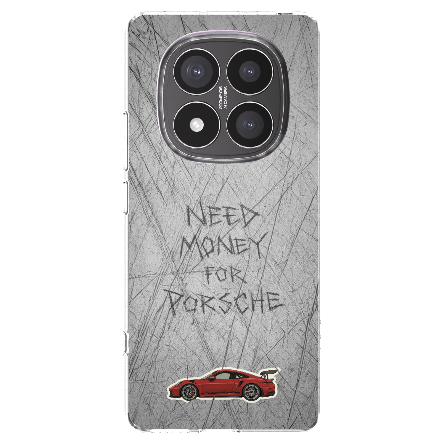 Picasee silikonska prozirna maskica za Xiaomi Redmi Note 14 Pro+ 5G - Garage Scratch