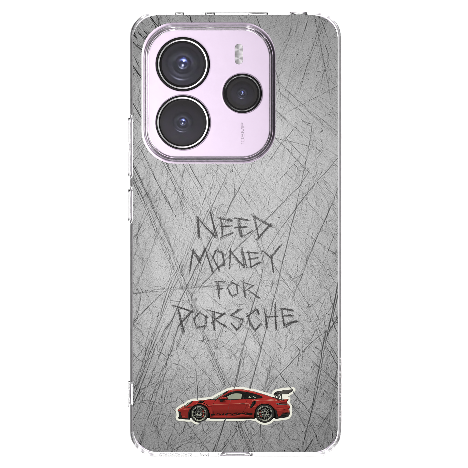 Picasee silikonska prozirna maskica za Xiaomi Redmi Note 14 5G - Garage Scratch