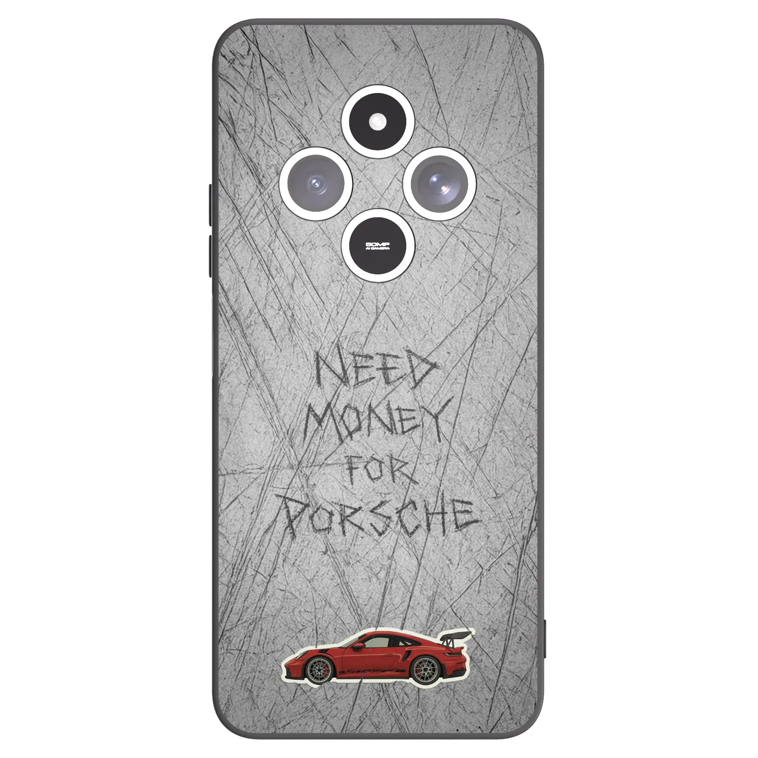 Picasee crna silikonska maskica za Xiaomi Redmi 14C - Garage Scratch