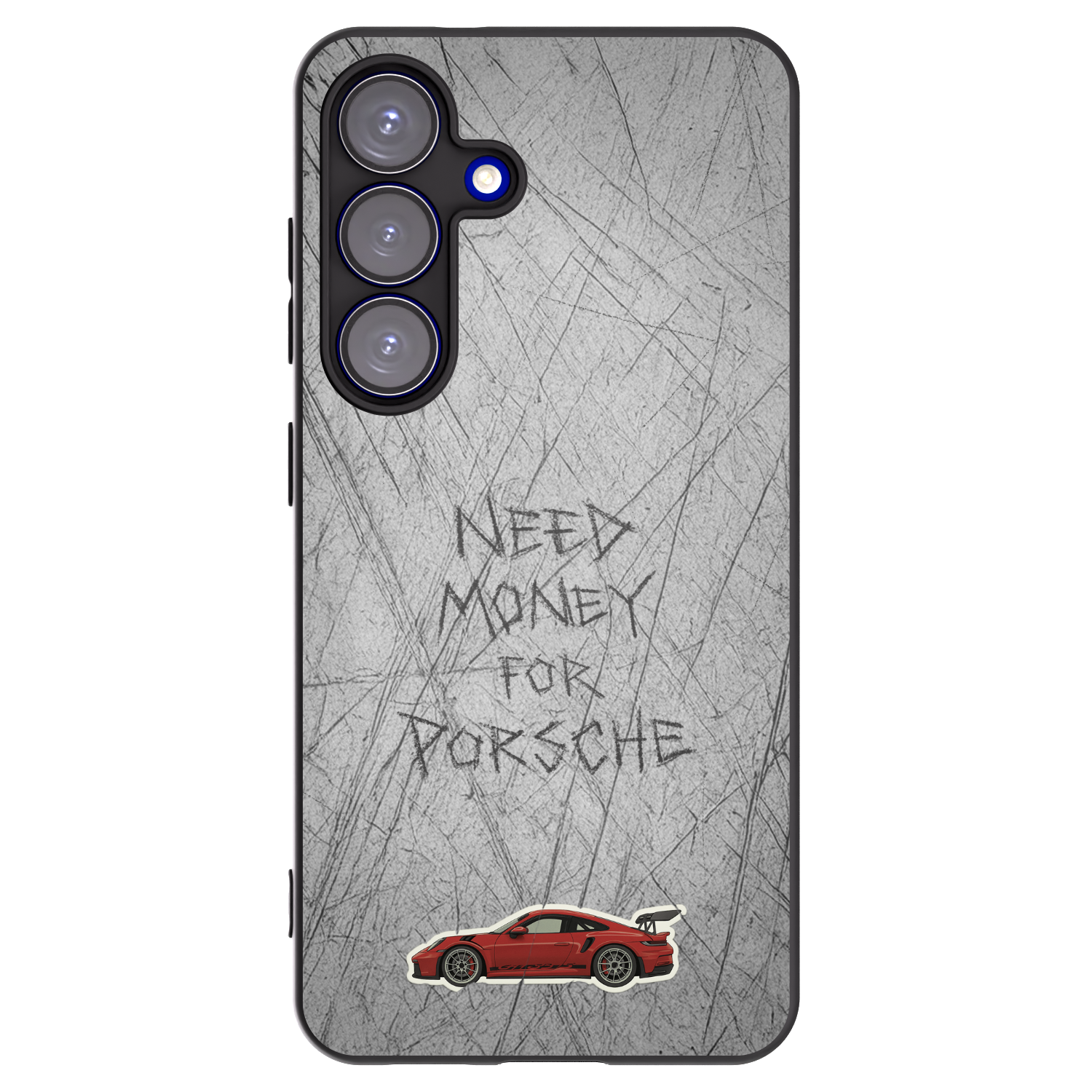 Picasee crna silikonska maskica za Samsung Galaxy S25 5G - Garage Scratch