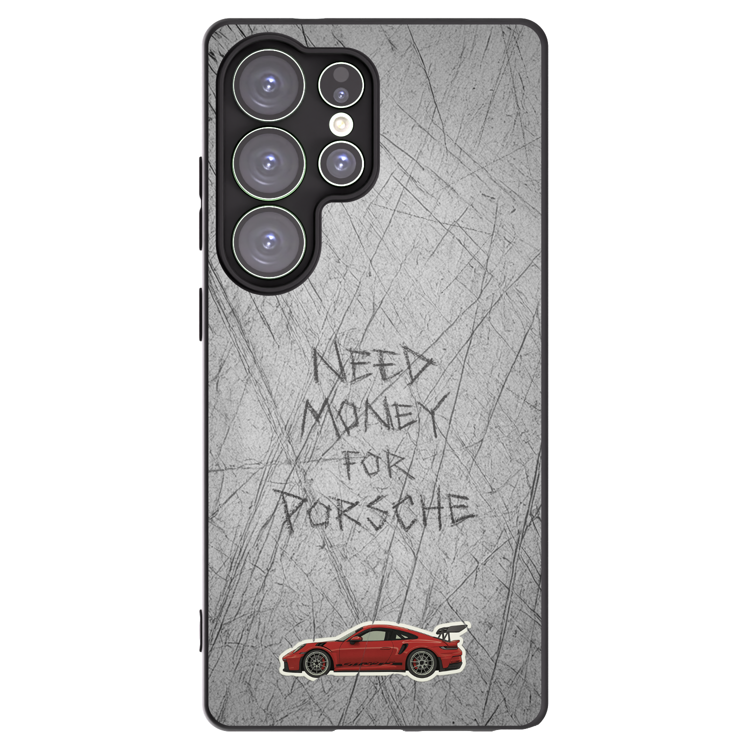 Picasee crna silikonska maskica za Samsung Galaxy S25 Ultra 5G - Garage Scratch