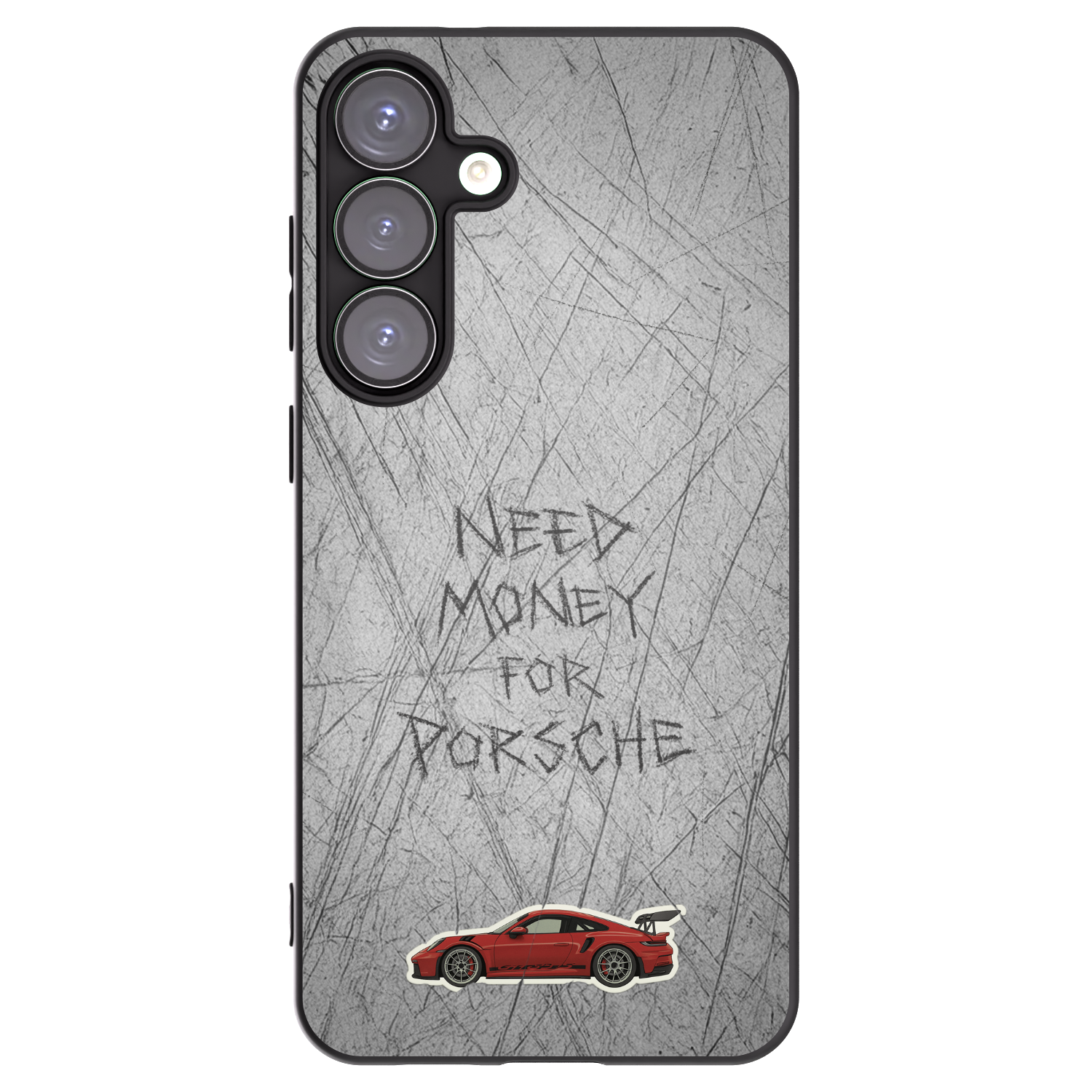 Picasee crna silikonska maskica za Samsung Galaxy S25+ 5G - Garage Scratch